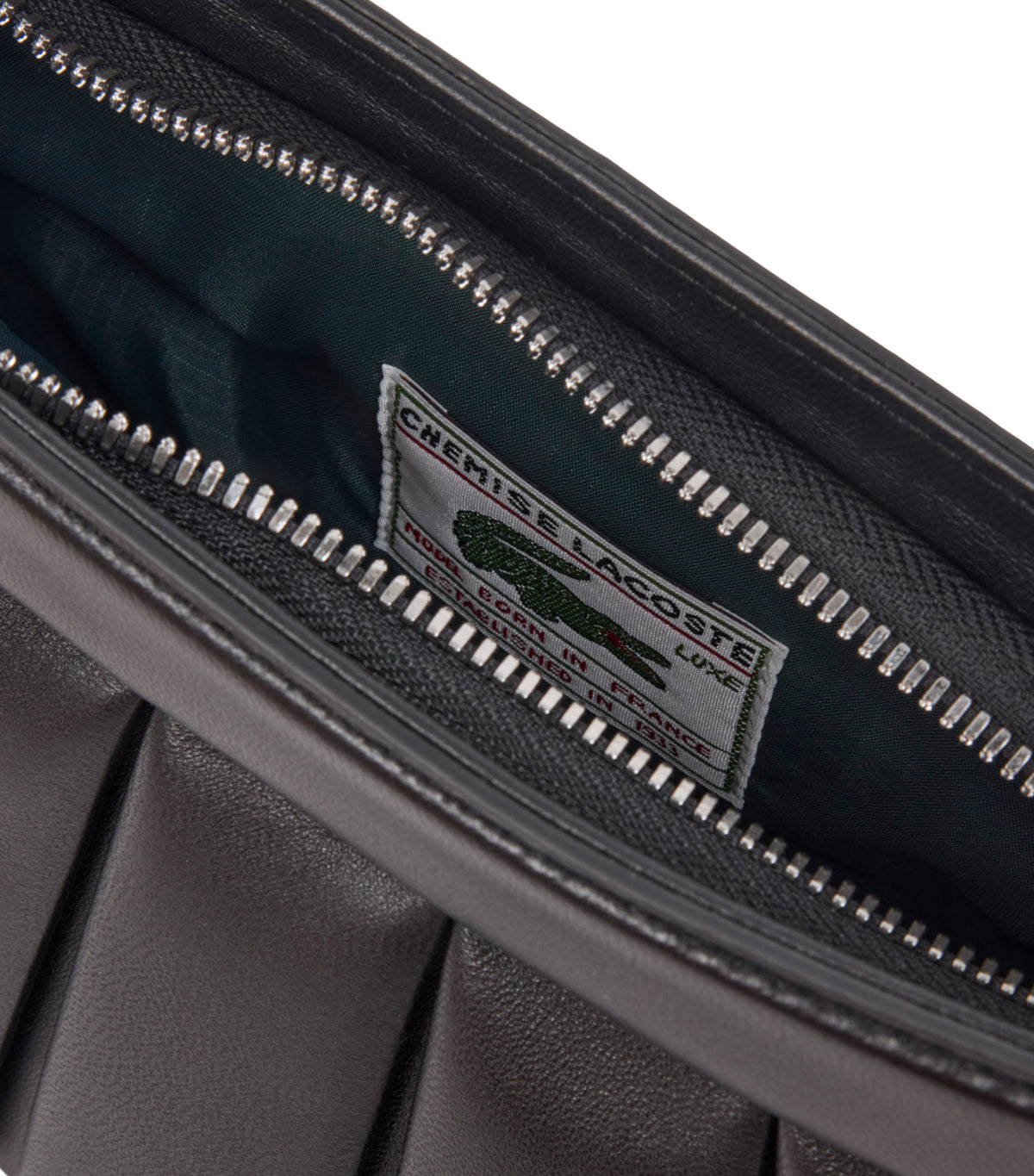 H Lenglen Leather Purse Noir