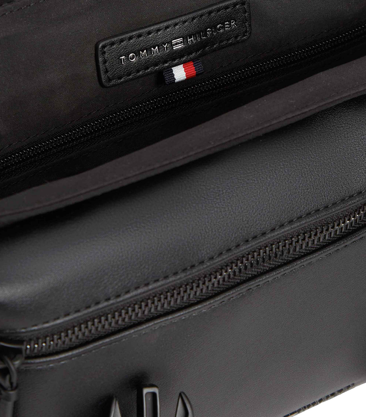 Men's Nylon Jacquard Satchel Black