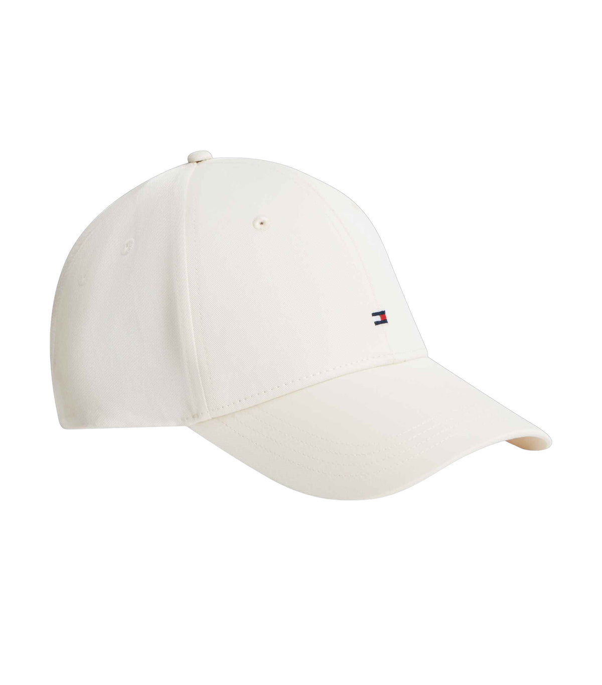 Men's Flag Cotton 6 Panel Cap Ivory Petal