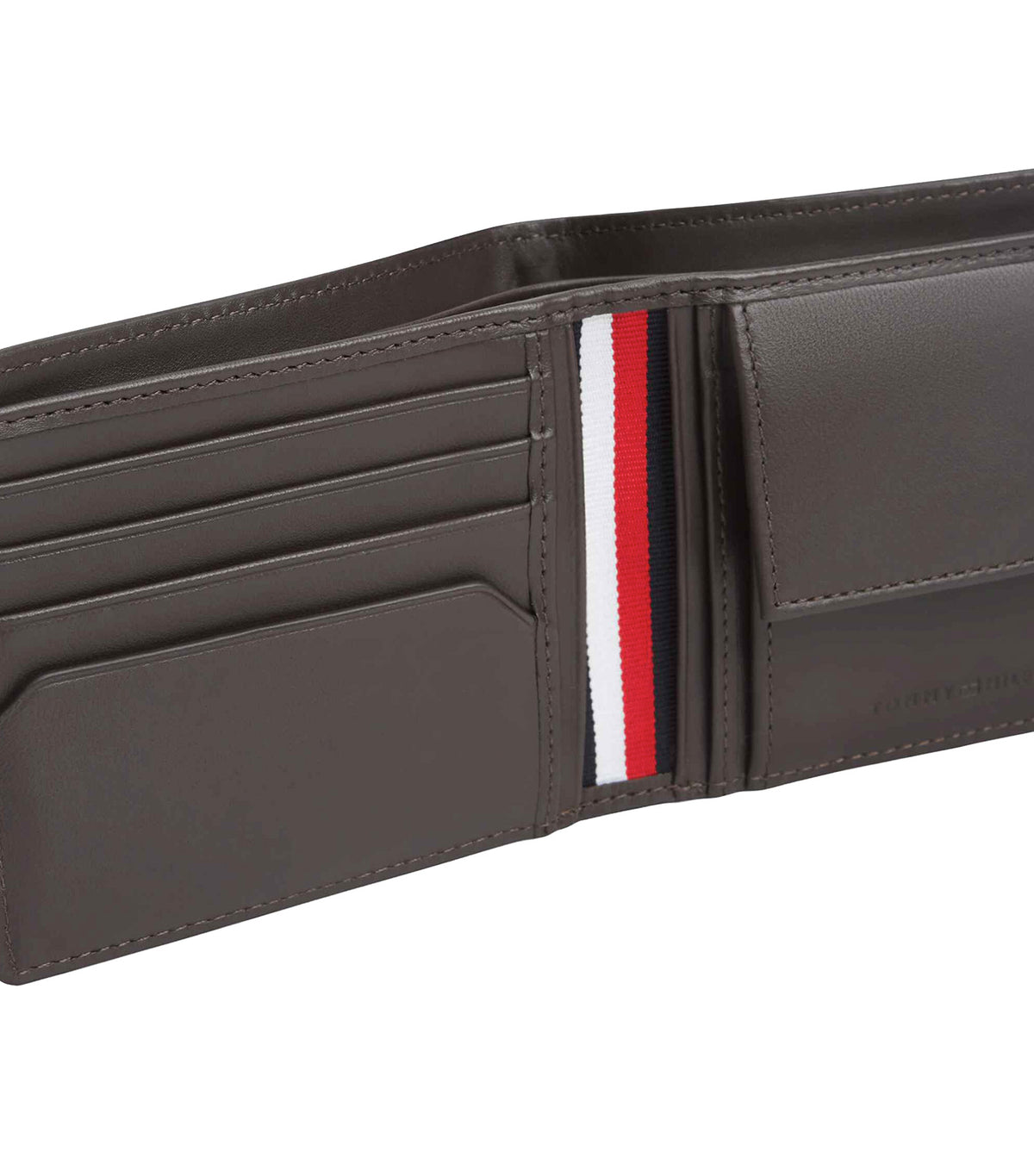 Men's Central Card and Coin Wallet Coffee Bean