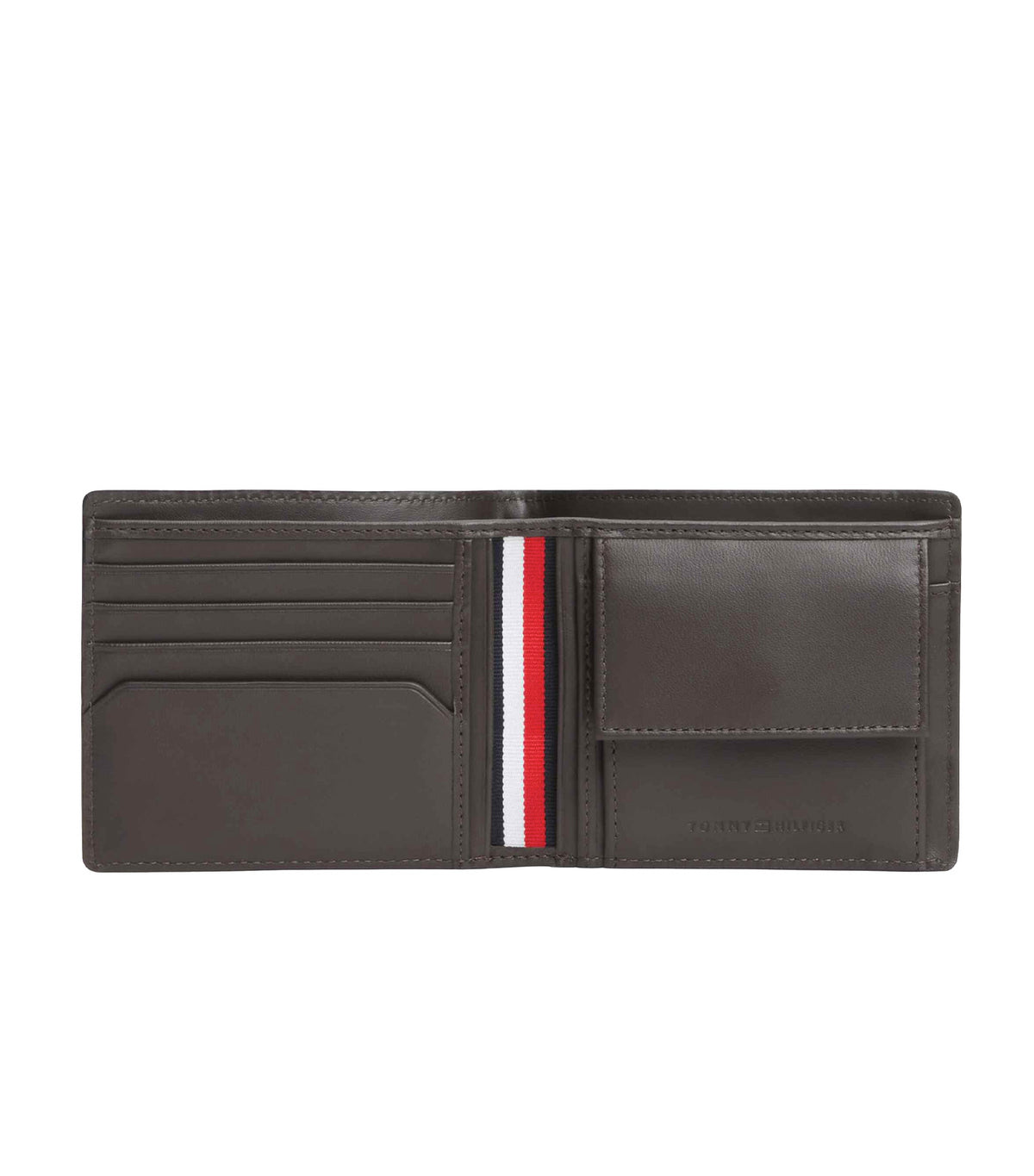 Men's Central Card and Coin Wallet Coffee Bean