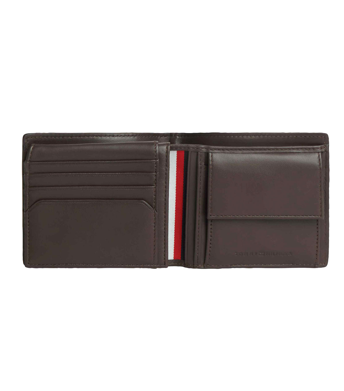 Men's Central CC Flap and Coin Wallet Coffee Bean