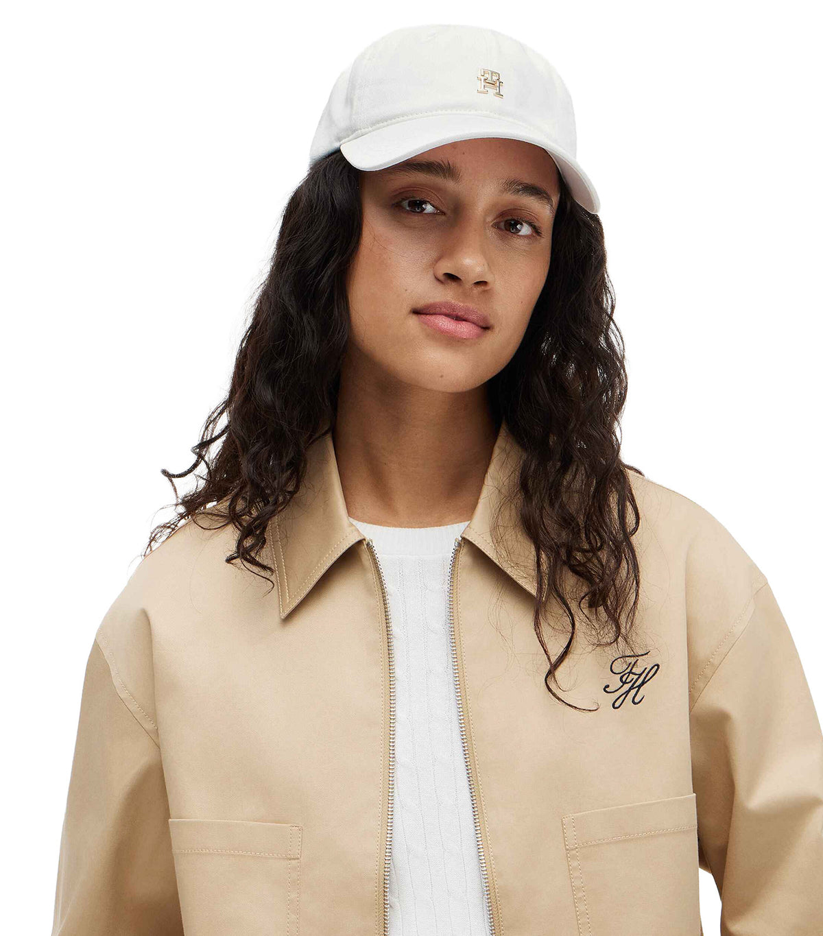 Women's Elevated Chic Washed Cap Ecru