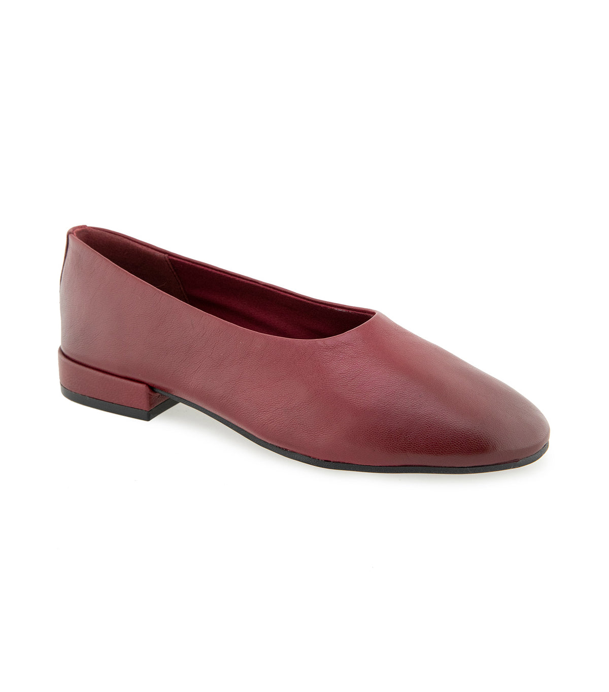 Garland Leather Pump Zinfandel