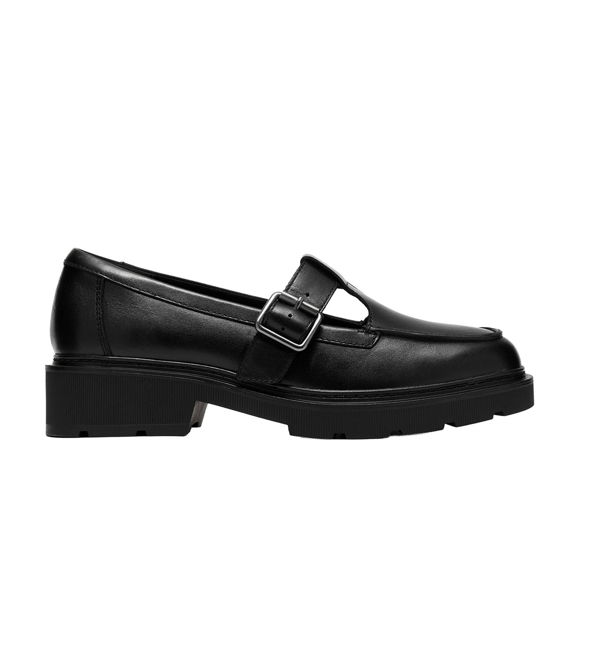 Lauryl Bar Black Leather