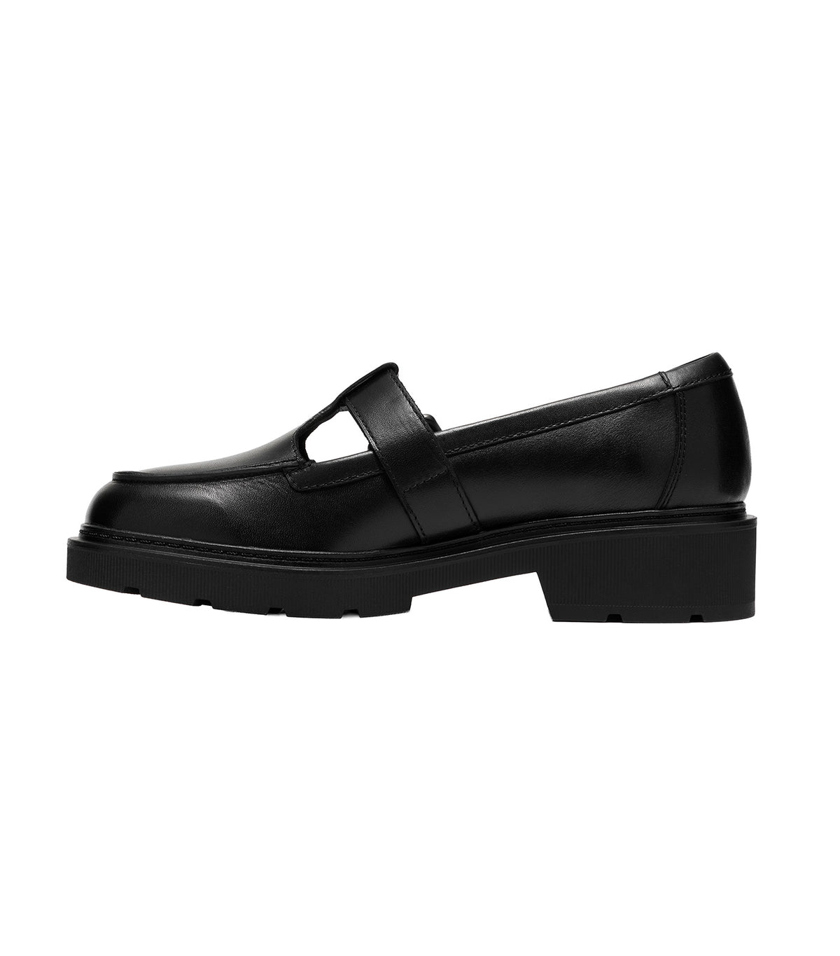 Lauryl Bar Black Leather