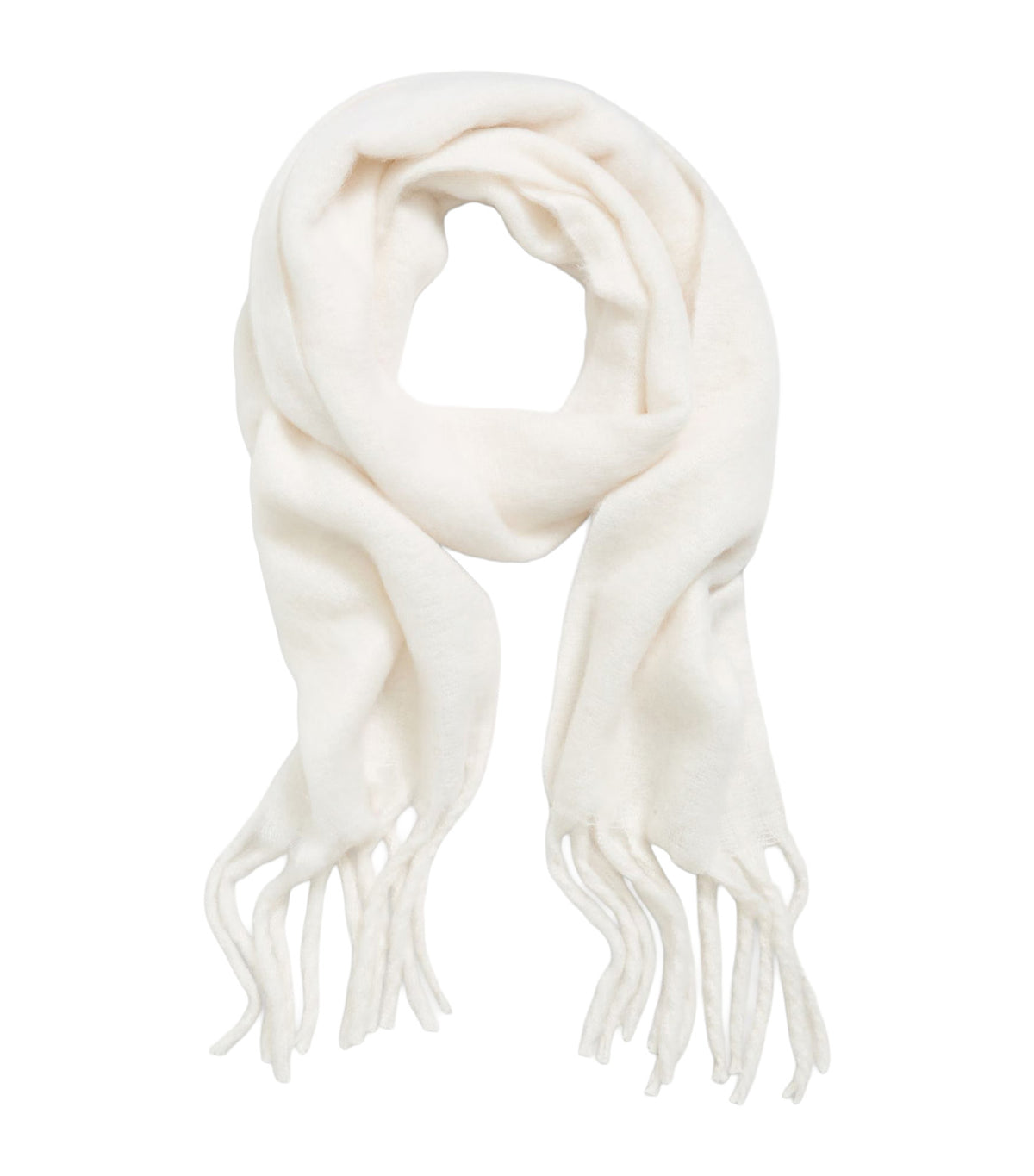 Fringed Scarf Cream