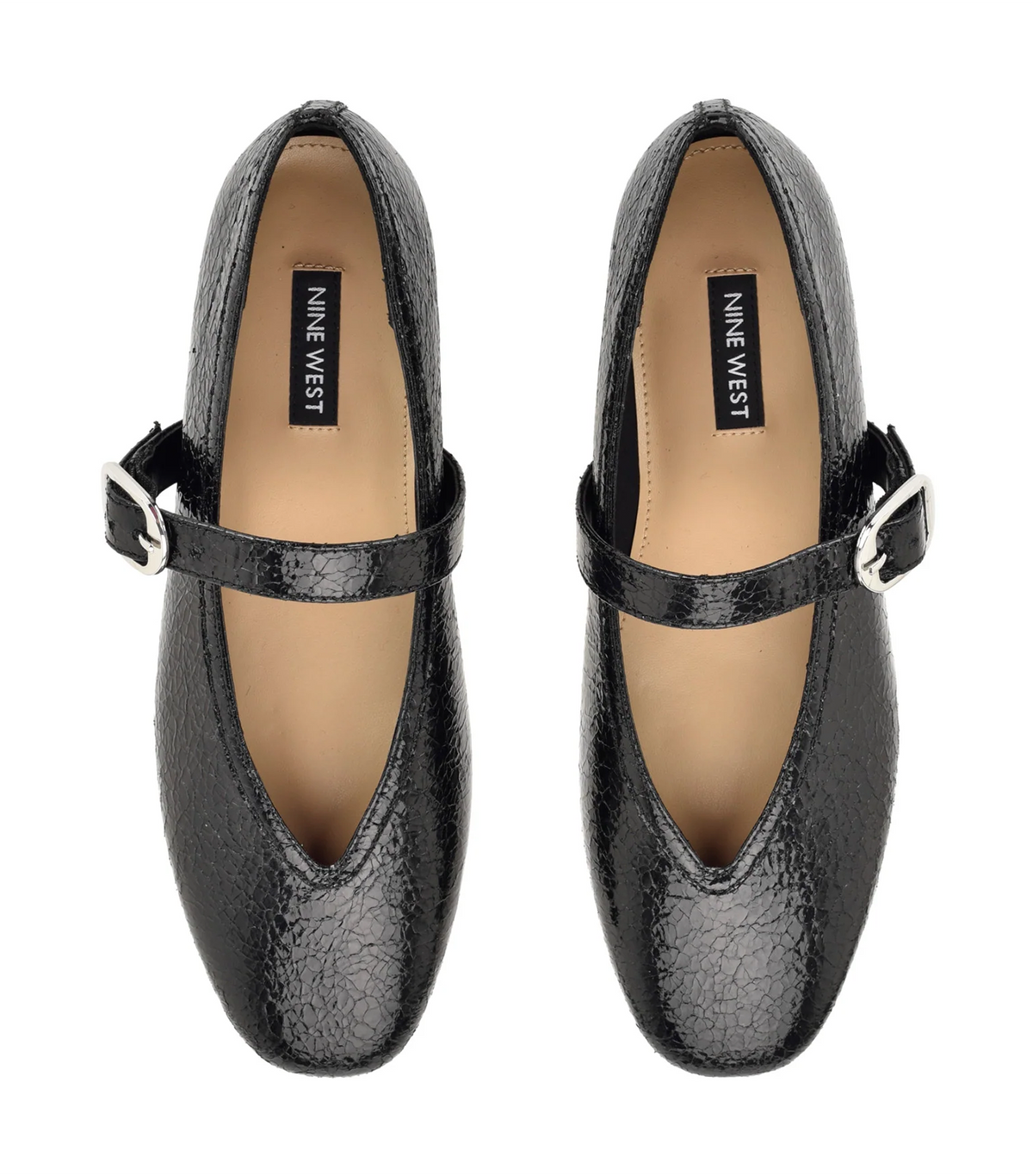 Vancee Mary Jane Ballet Flat Black
