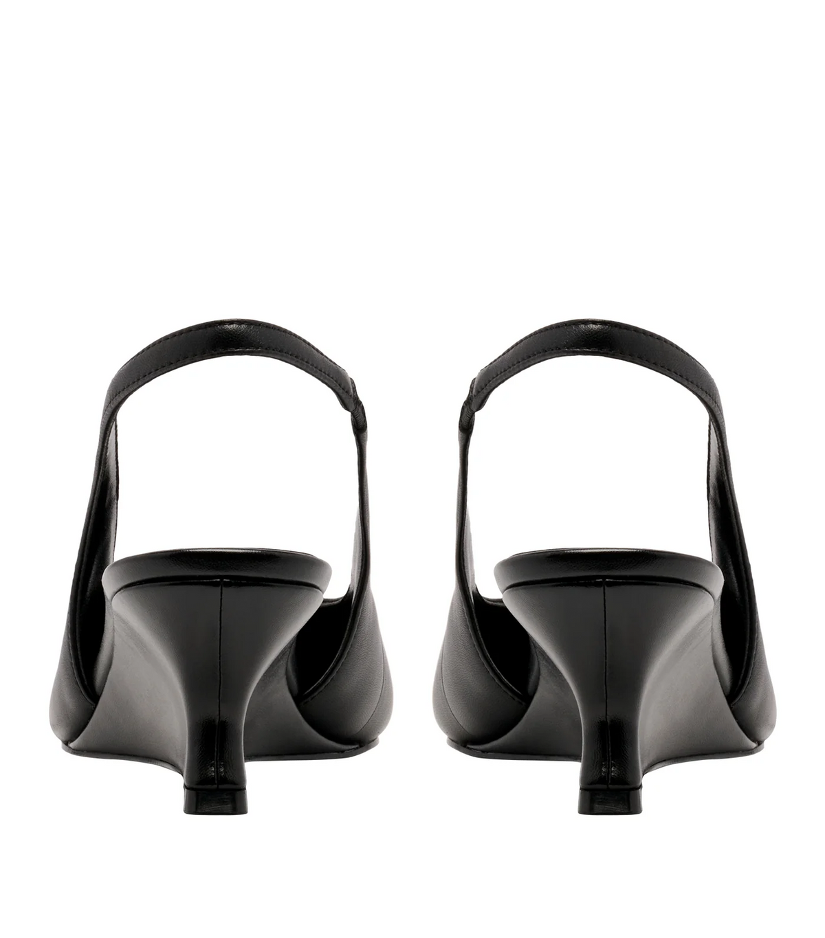 Teron Slingback Wedge Pump Black