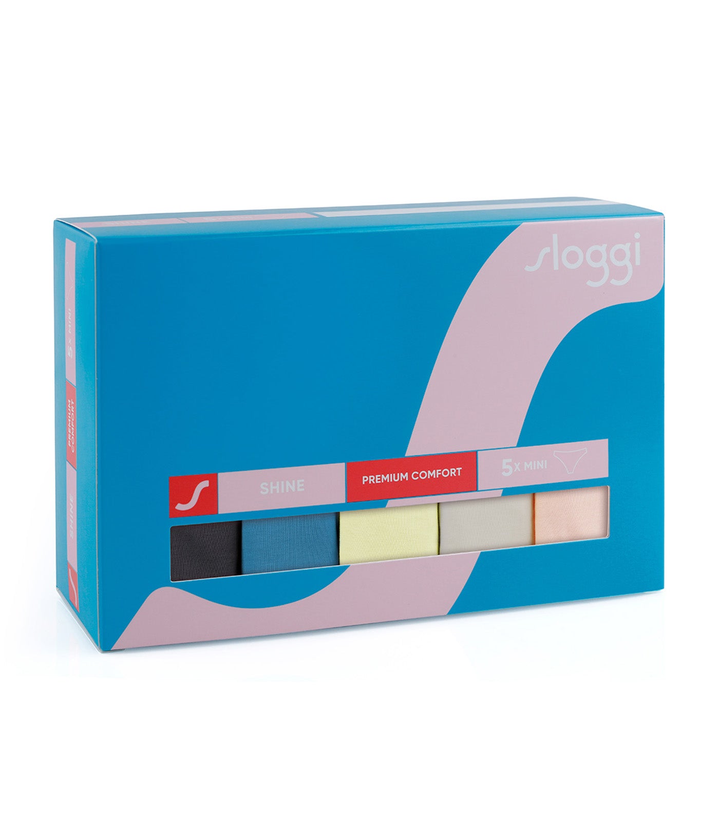 sloggi Shine Mini 5 Pack Panty Assorted