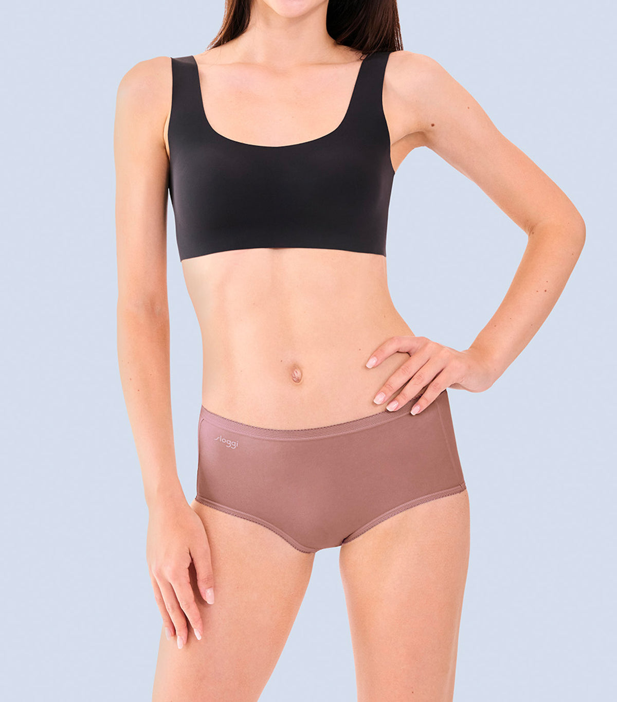 sloggi Comfort Care Maxi Panty Brown