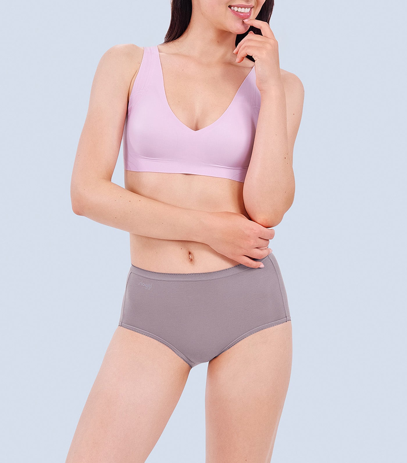 sloggi Comfort Care Maxi 2-Pack Panty Cocoa