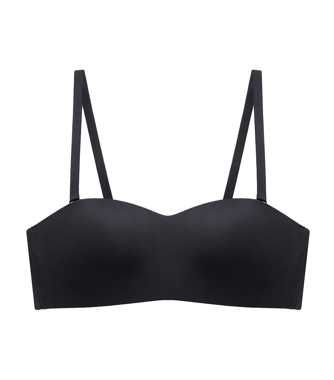 Tri-Zone Non-Wired Detachable Bra Black