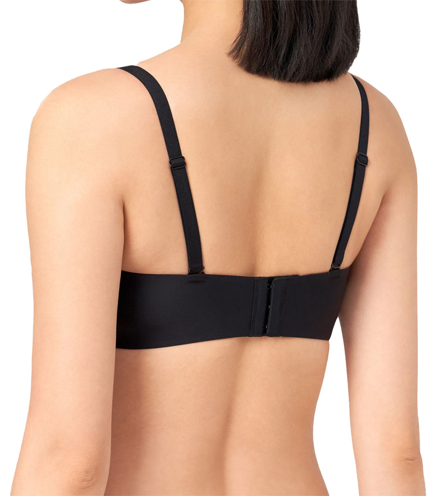 Tri-Zone Non-Wired Detachable Bra Black