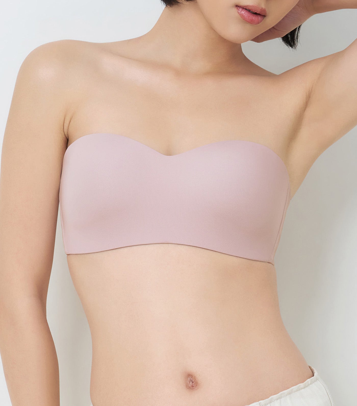 Triumph Tri-Zone Non-Wired Detachable Bra Ash Pink