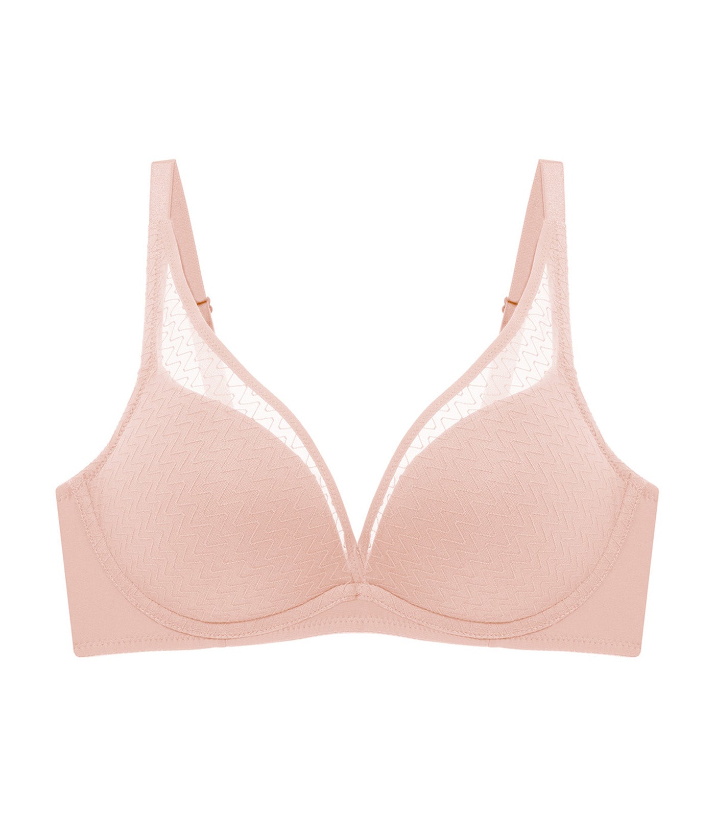Simply Everyday Chic Non wired Deep V Push Up Bra