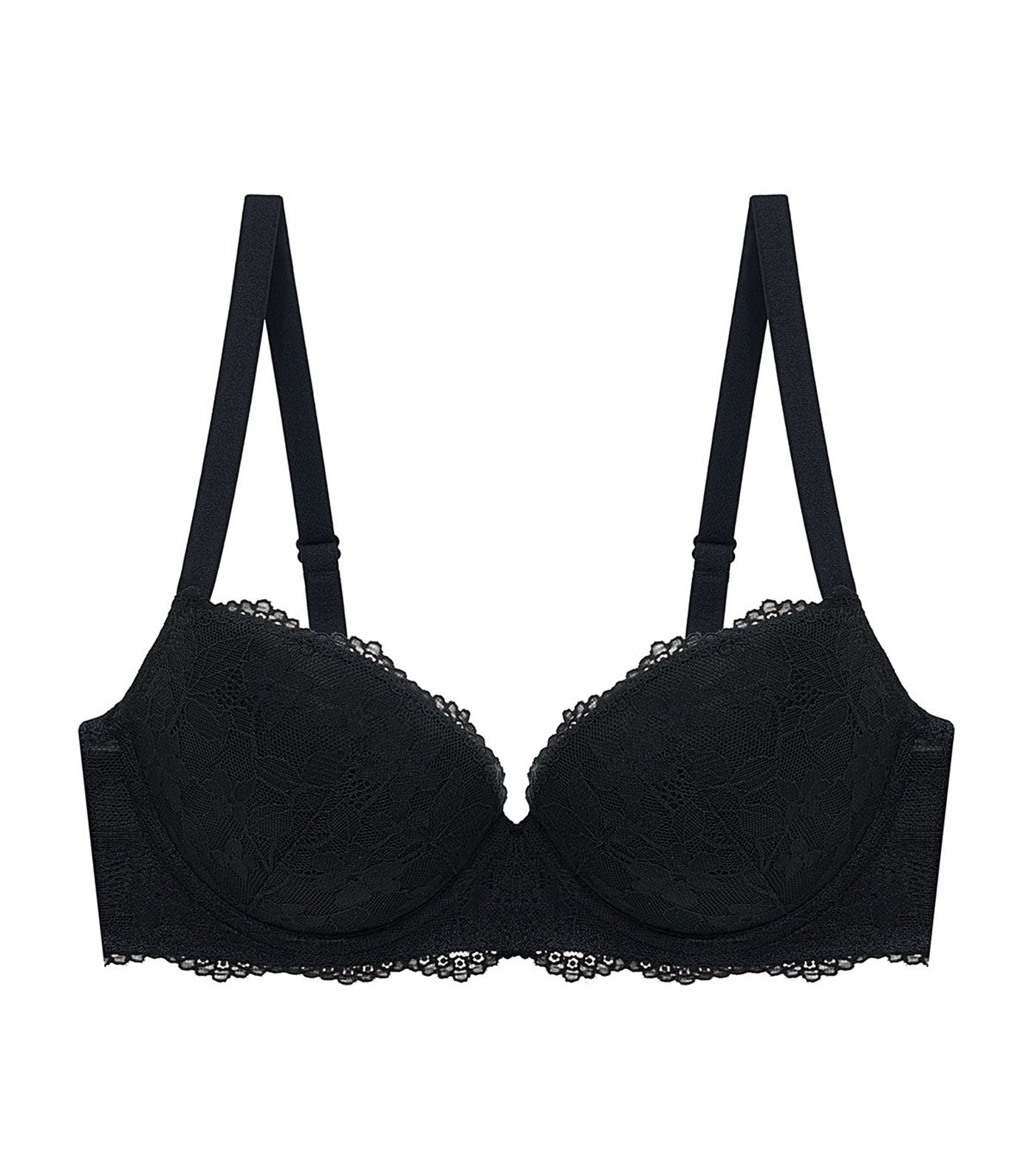 Simply Style Larkspur Wired Push Up Bra Black
