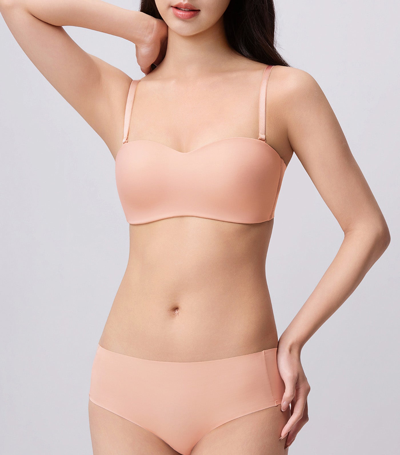 Tri-Zone 2.0 Non-Wired Padded Detachable Bra Beige