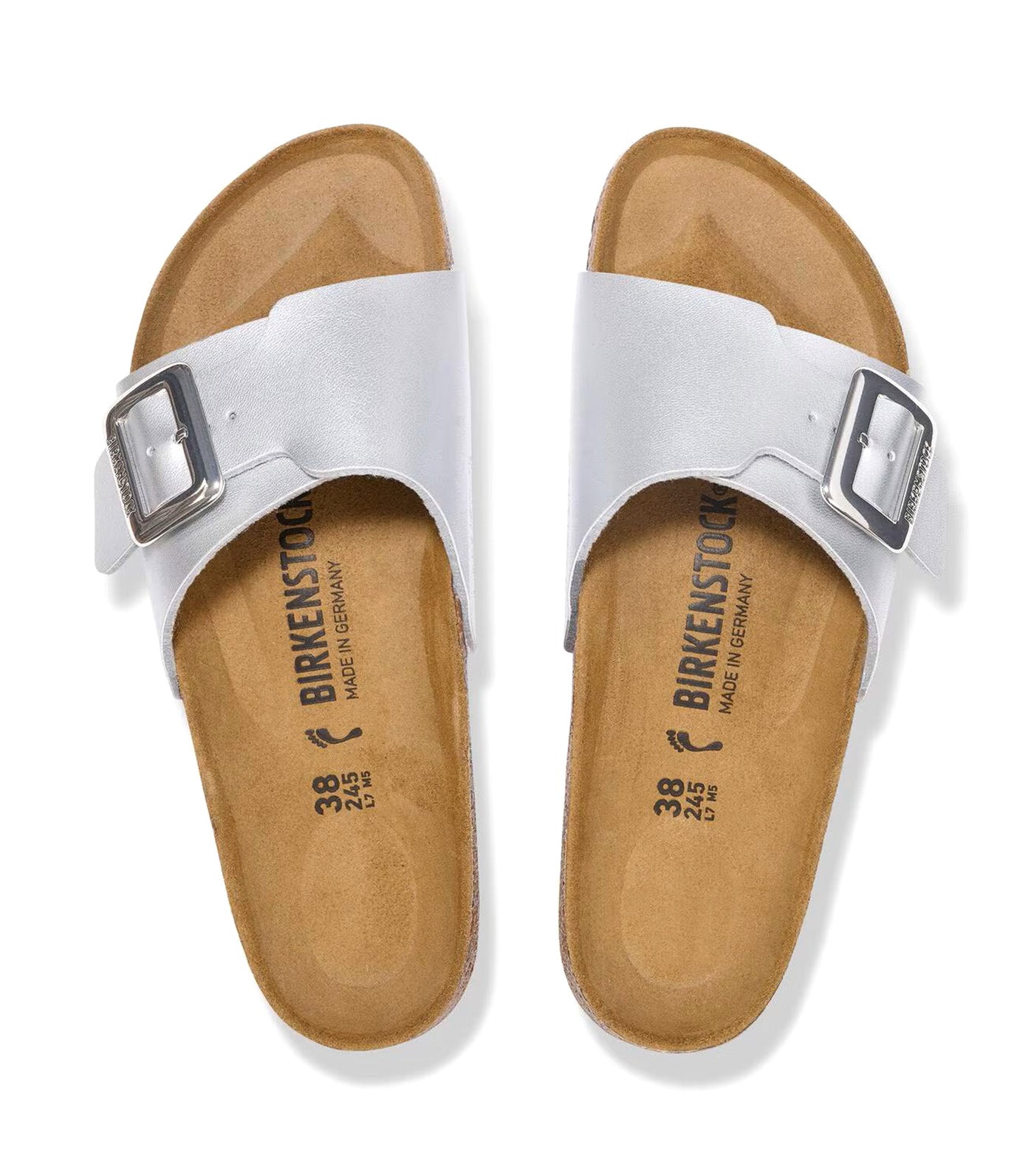Catalina Luxe Buckle Birko-Flor Graceful Silver