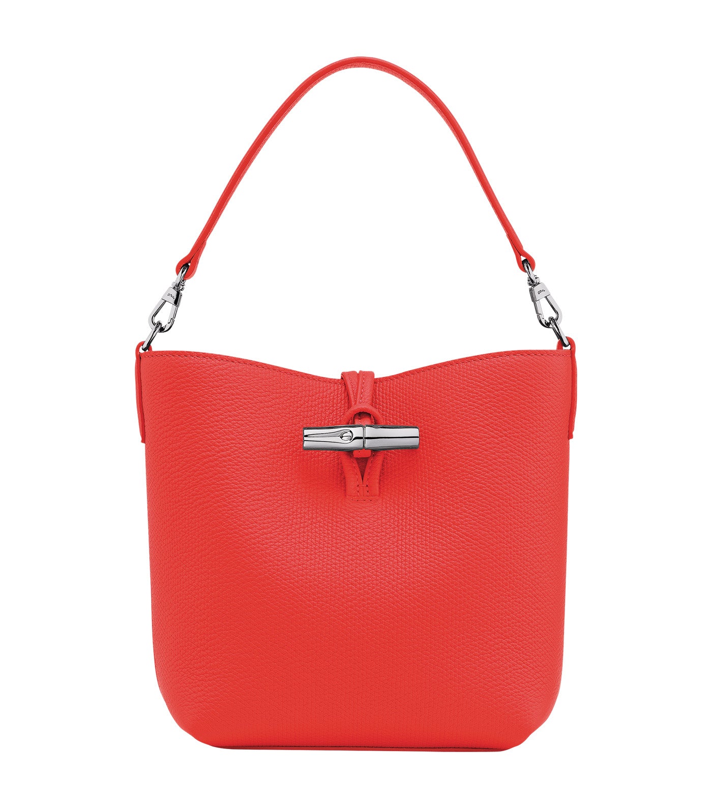 Longchamp Le Roseau Bucket Bag XS Vermilion
