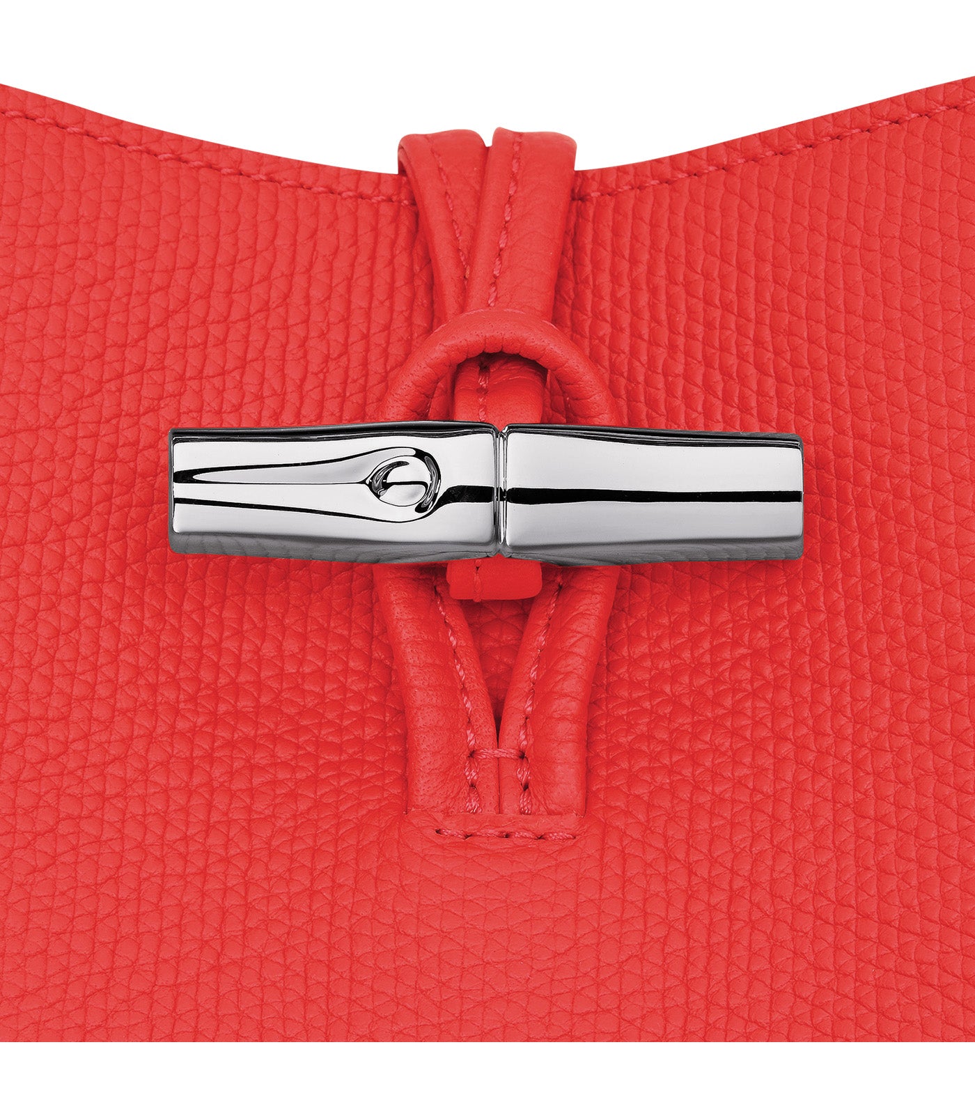 Longchamp Le Roseau Bucket Bag XS Vermilion