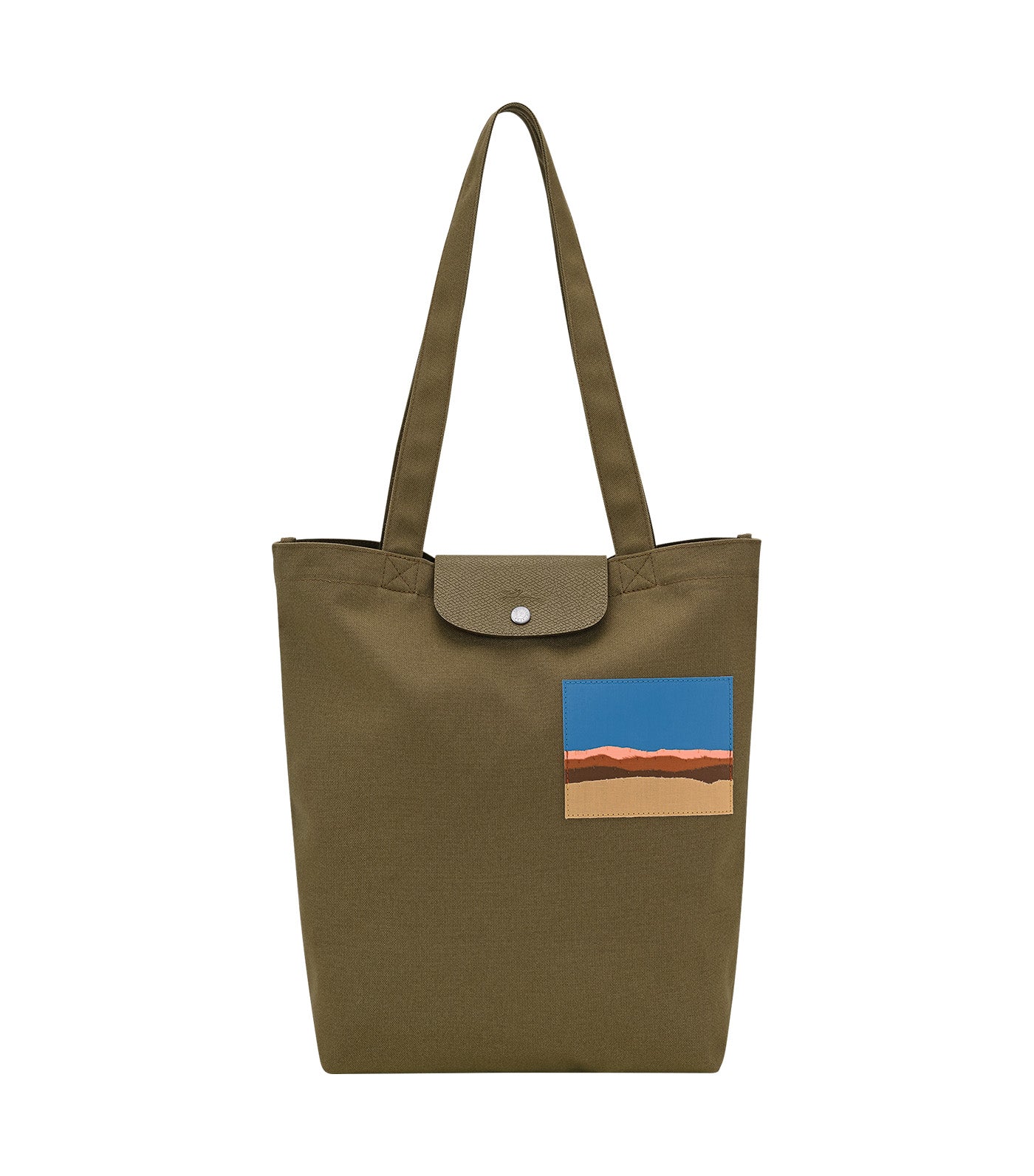 Caroline Hélain x Longchamp Tote Bag M Olive