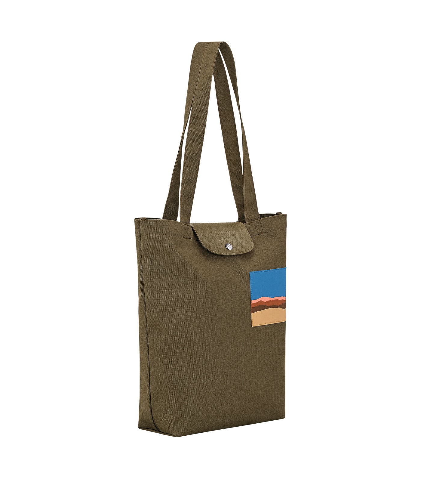 Caroline Hélain x Longchamp Tote Bag M Olive