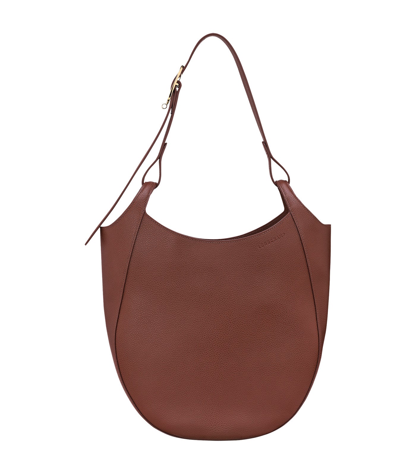 Longchamp Le Foulonné Hobo Bag L Coffee