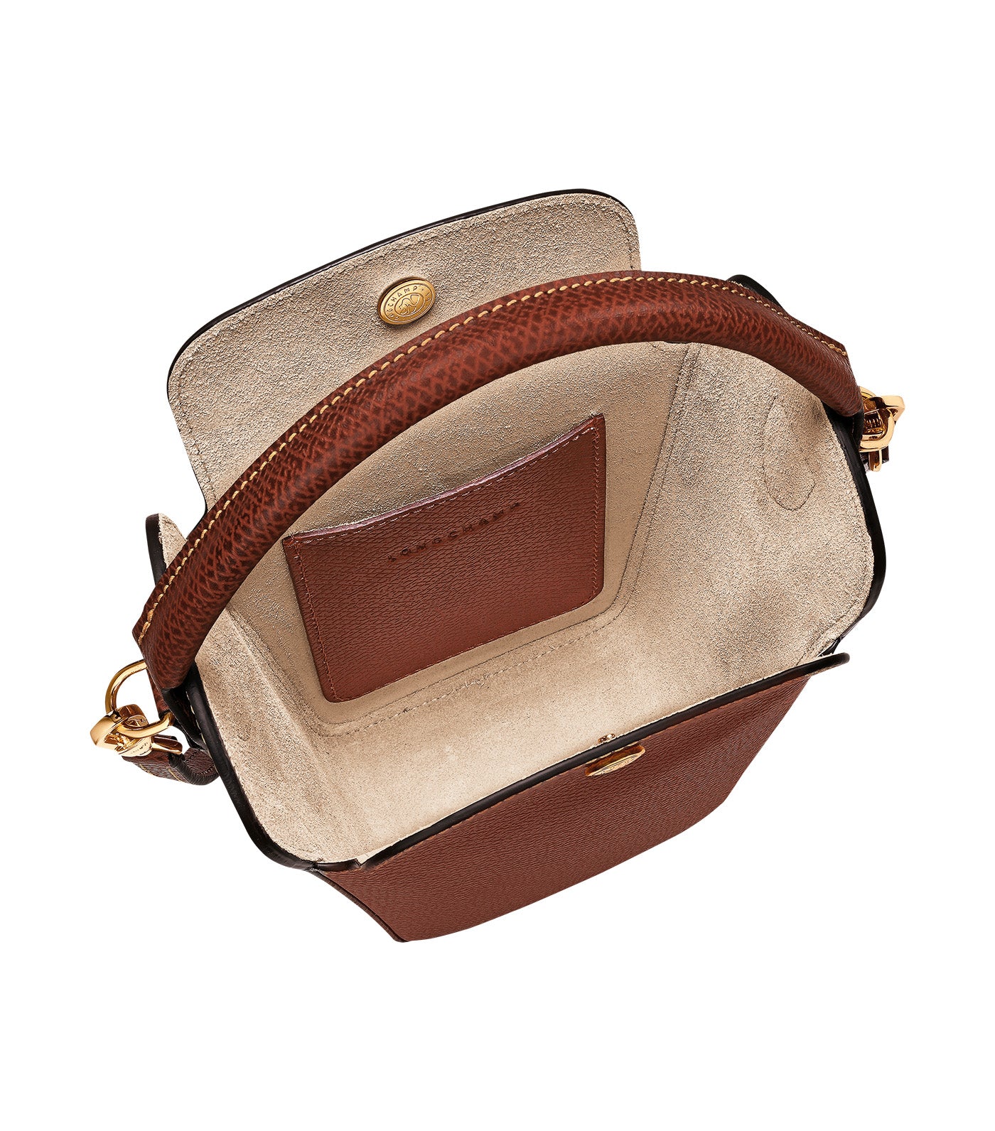 Longchamp Épure Pop Corn Bag XS Brown