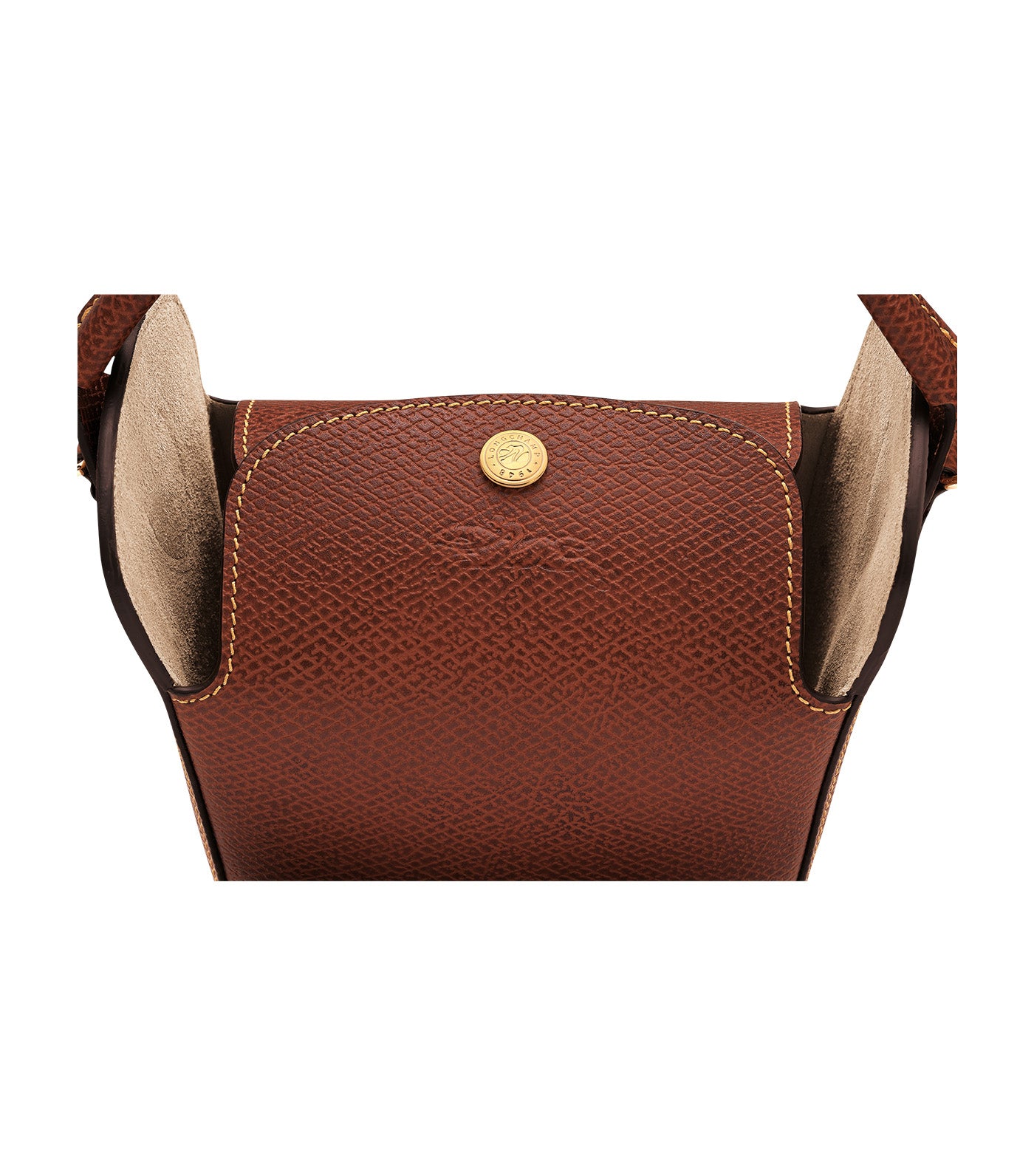 Longchamp Épure Pop Corn Bag XS Brown