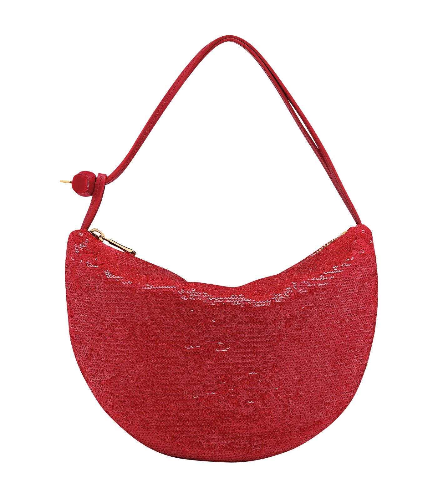 Longchamp Le Roseau Clutch S Red