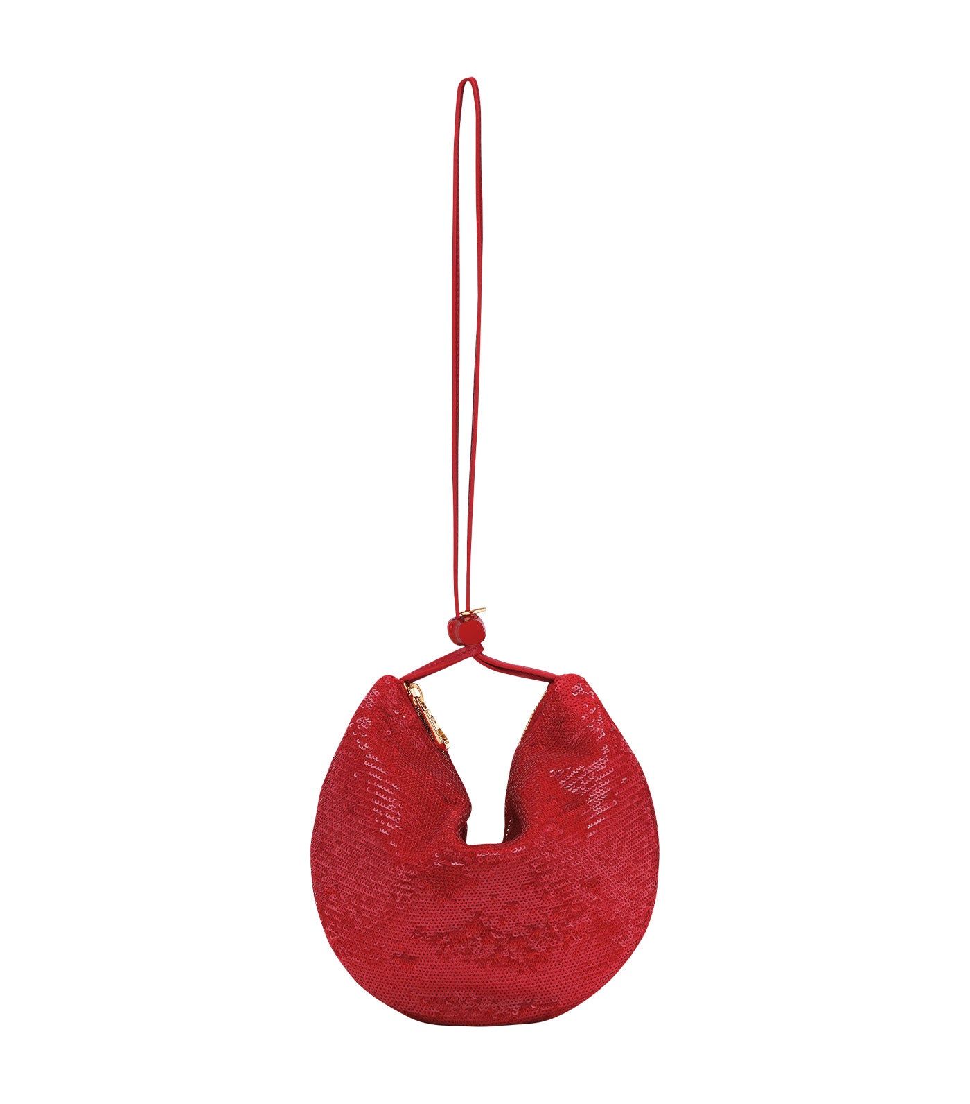 Longchamp Le Roseau Clutch S Red