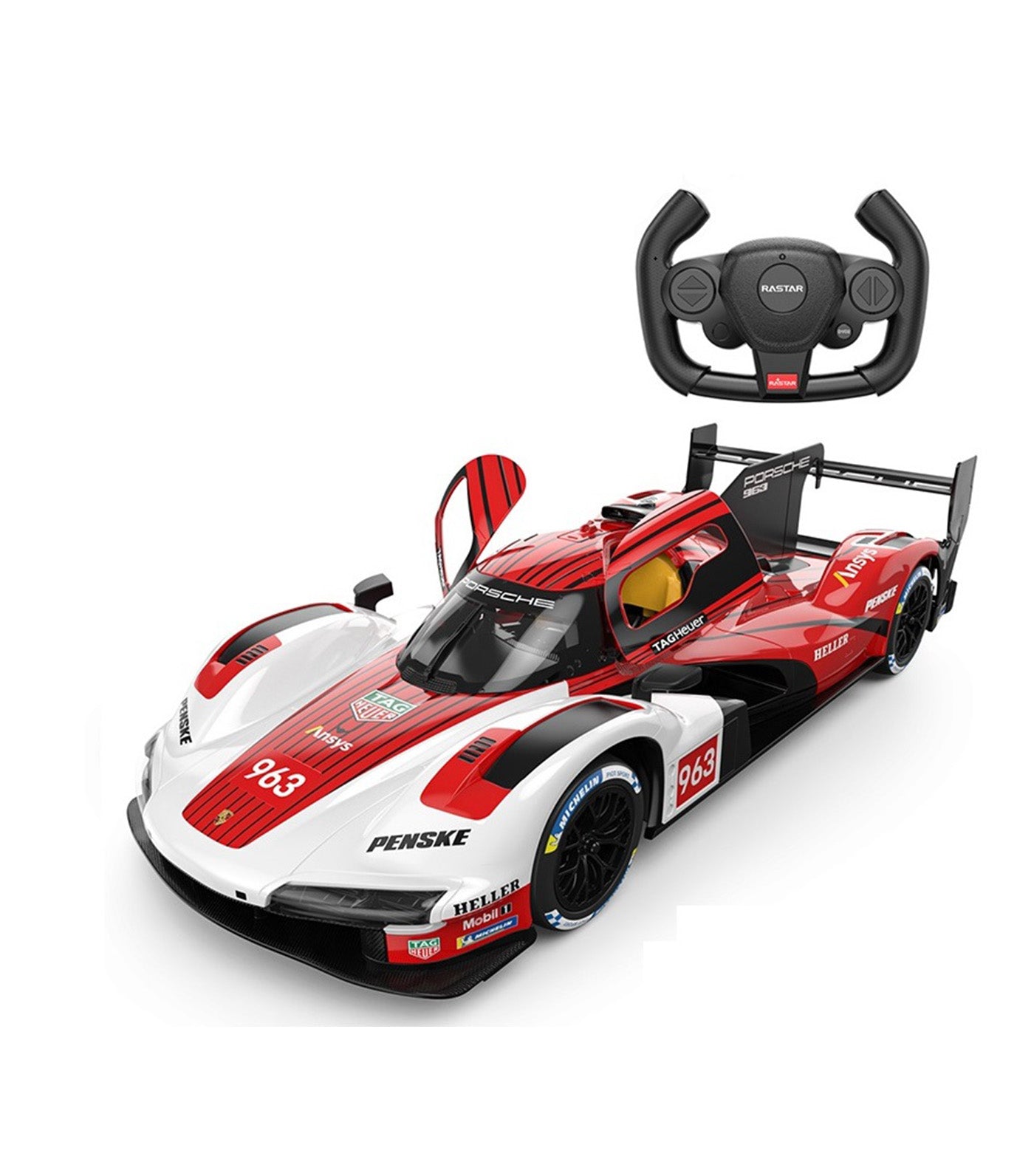 RASTAR R/C 1:14 Porsche 963 LMDH Red