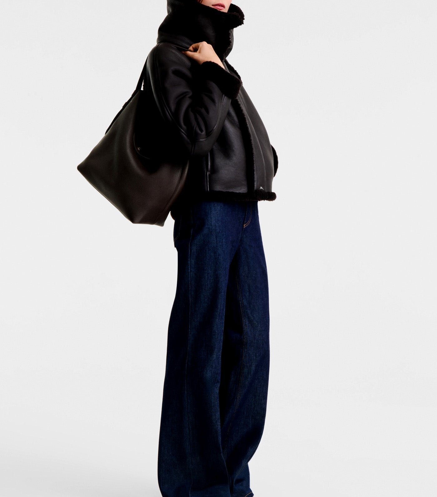 Le Cadence Shoulder Bag L Mocha