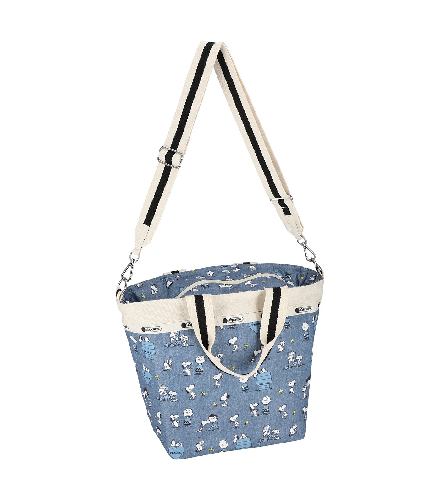 LeSportsac x Peanuts Bucket Tote Peanuts Happy Pals