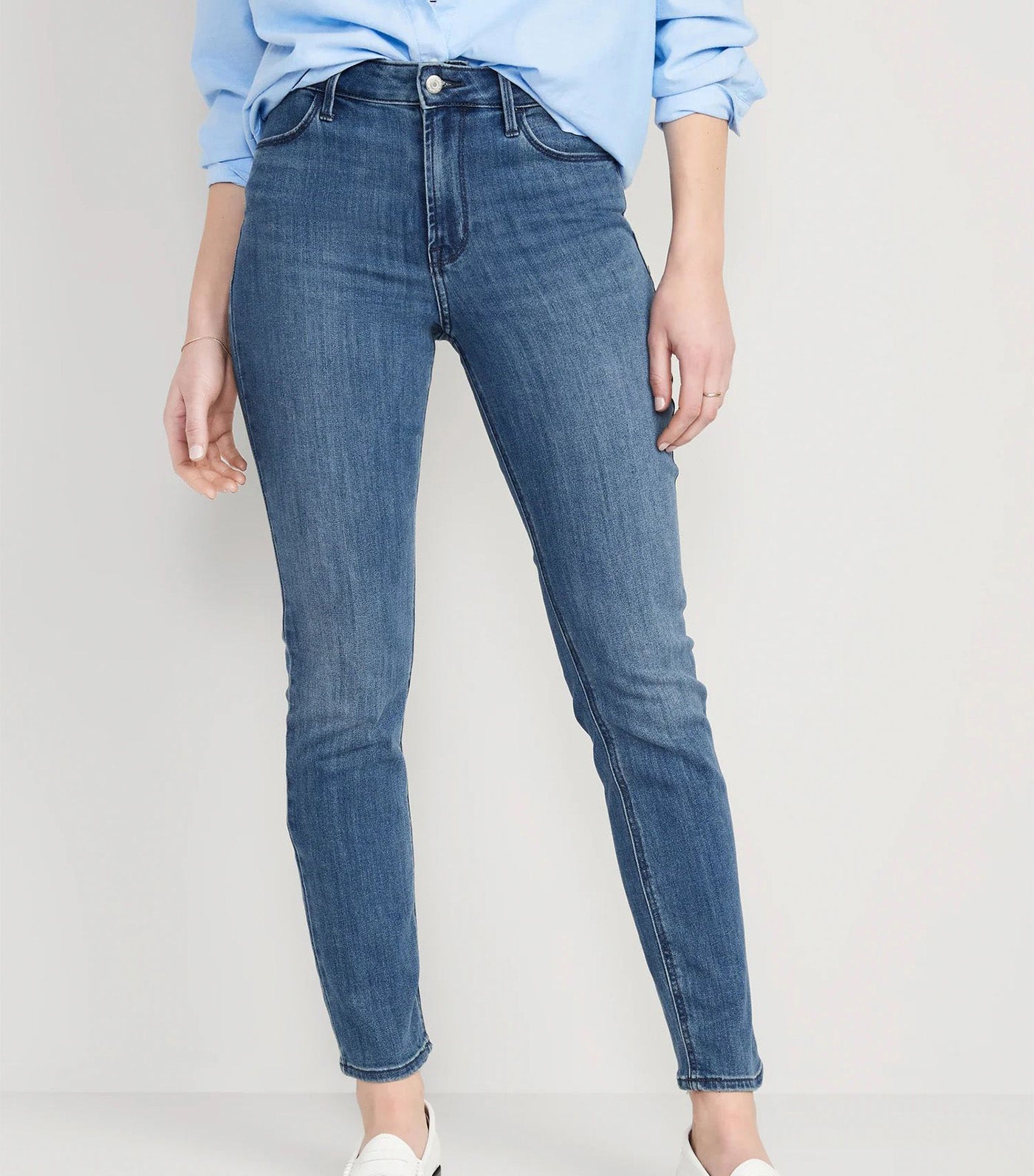 High-Waisted Wow Straight Jeans for Women Campeche