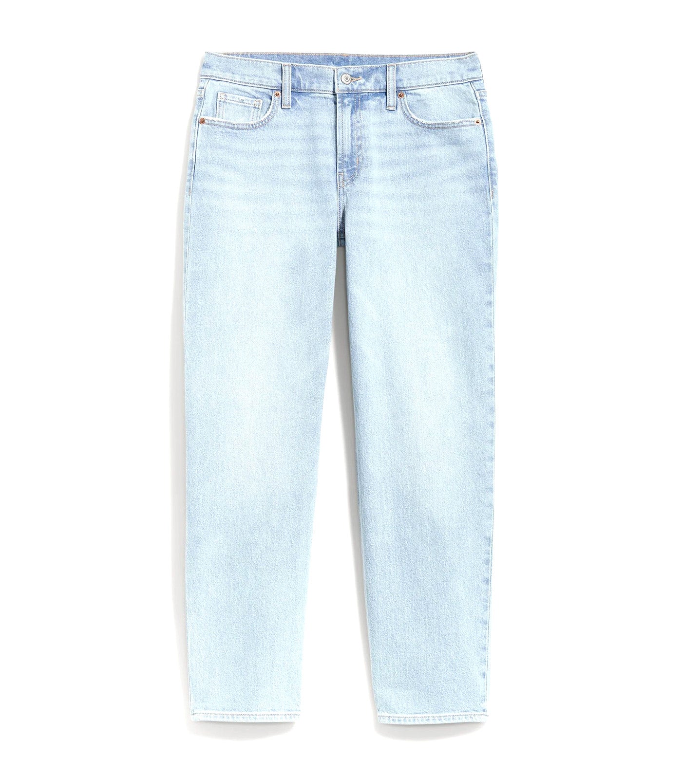 Mid-Rise Boyfriend Jeans for Women Vintage Worn