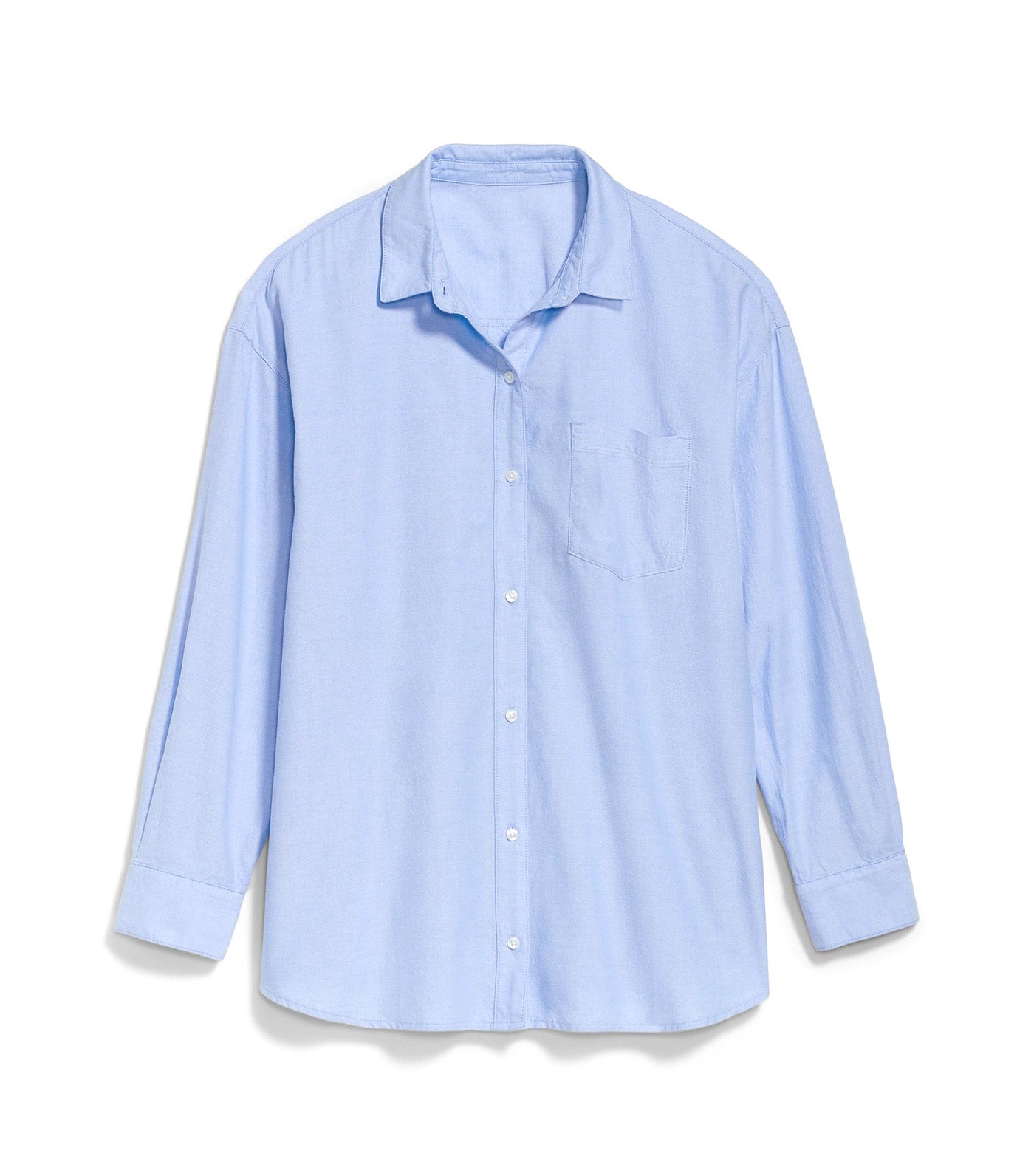 Oversized Boyfriend Shirt for Women Oxford Blue