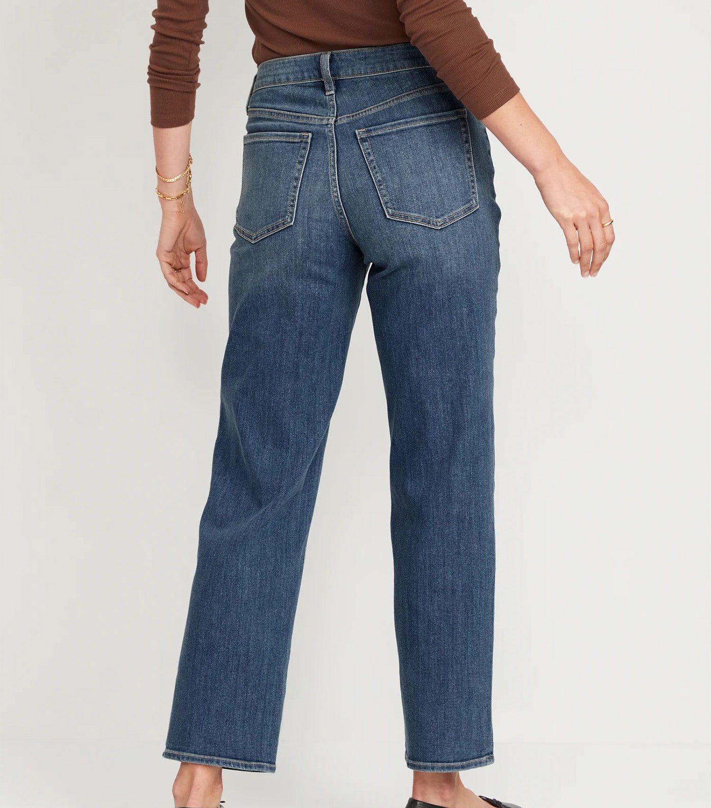 High-Waisted Wow Loose Jeans for Women Campeche
