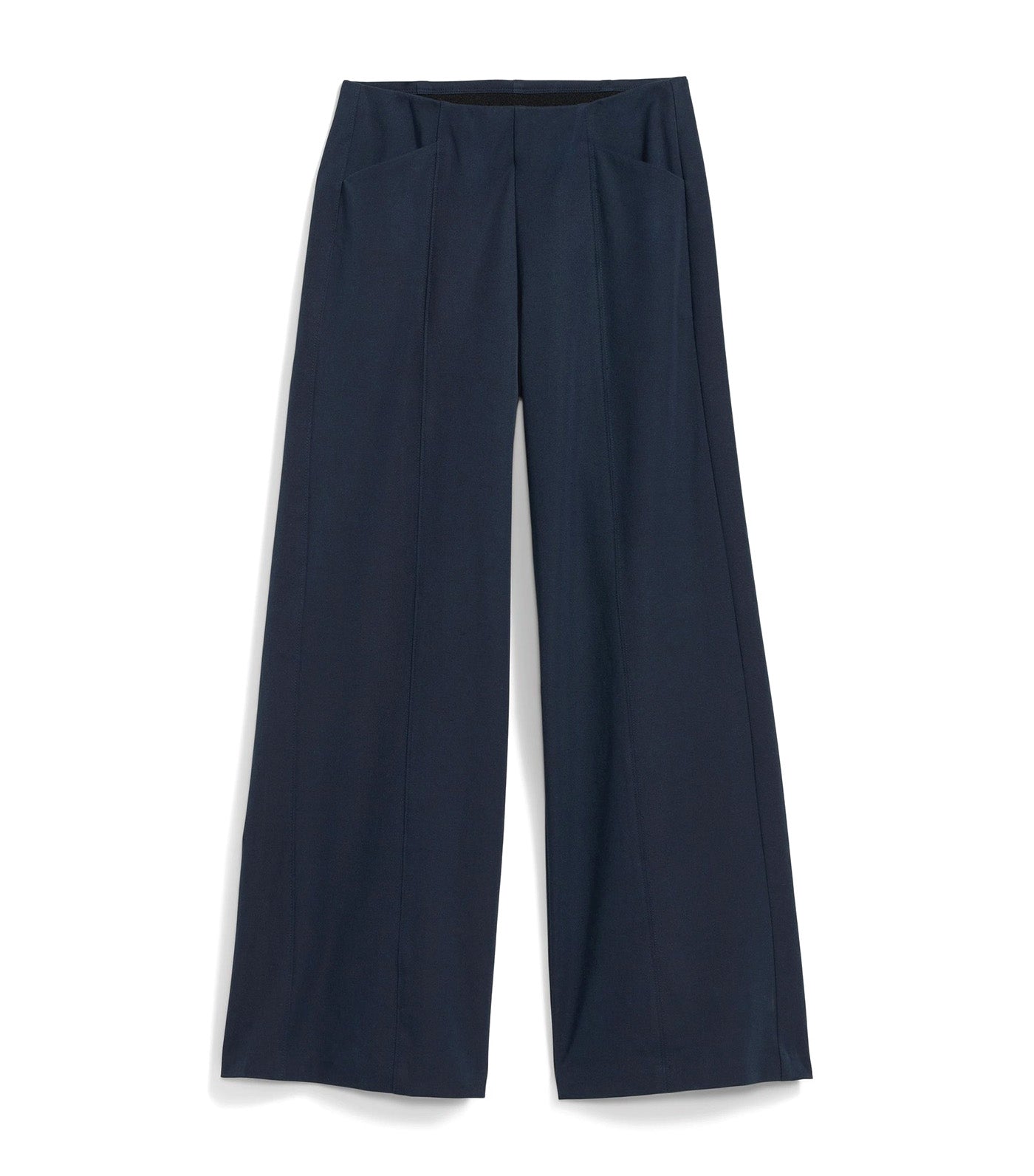 High-Waisted Pull-On Pixie Wide-Leg Pants for Women In The Navy