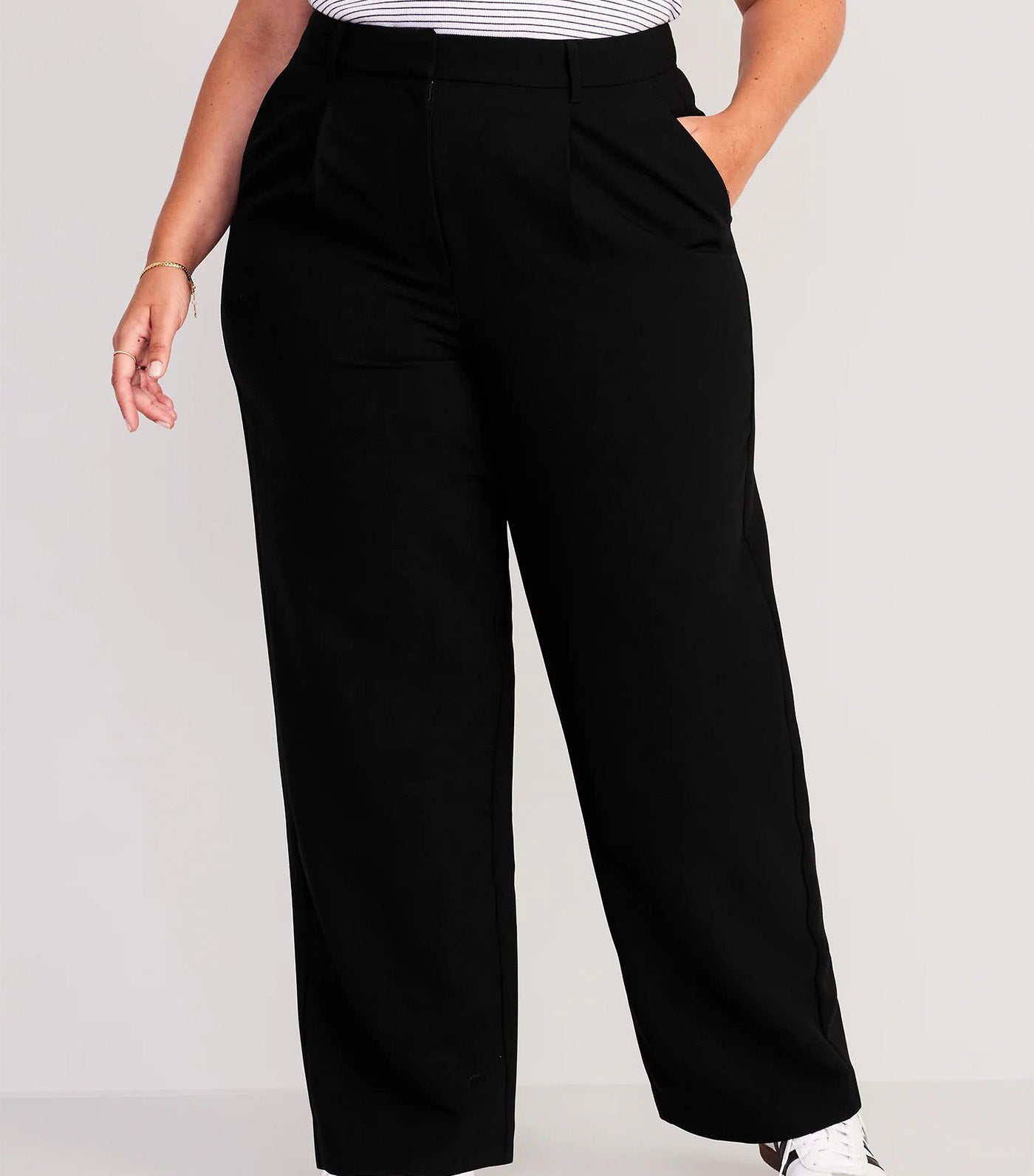 Women's Extra High-Waisted Taylor Wide-Leg Trouser Pants Blackjack Jas