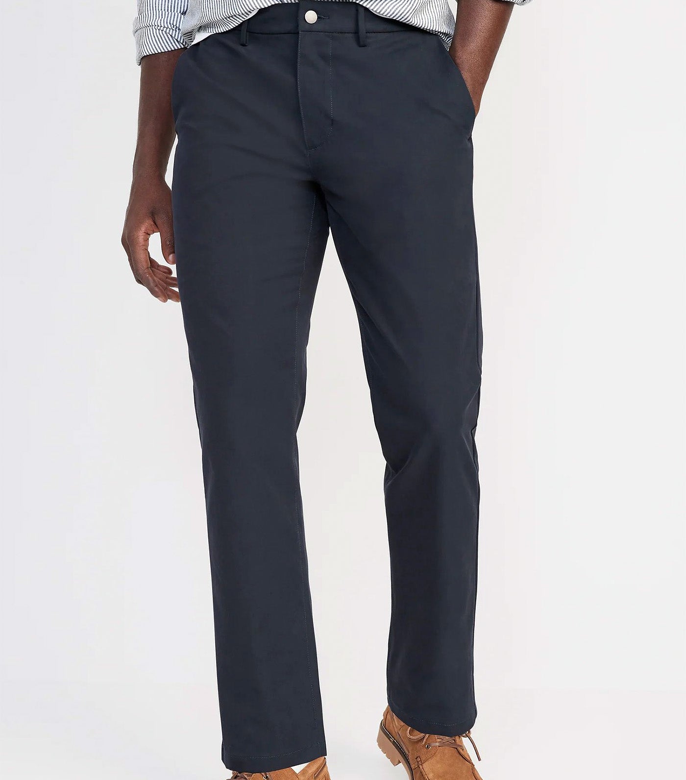 Straight Ultimate Tech Built-In Flex Chino Pants for Men Navy Captain