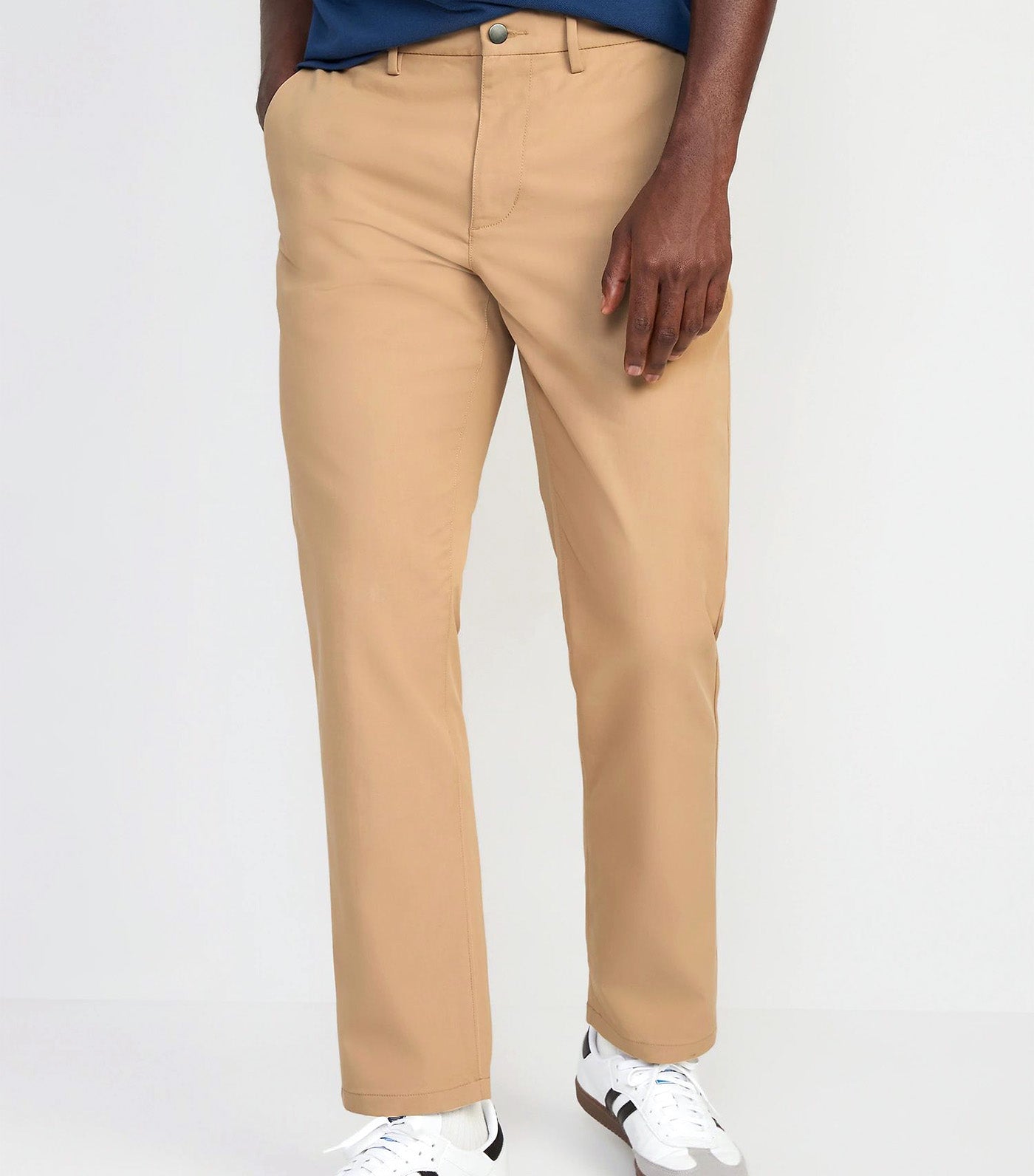 Straight Ultimate Tech Built-In Flex Chino Pants for Men Classic Khaki