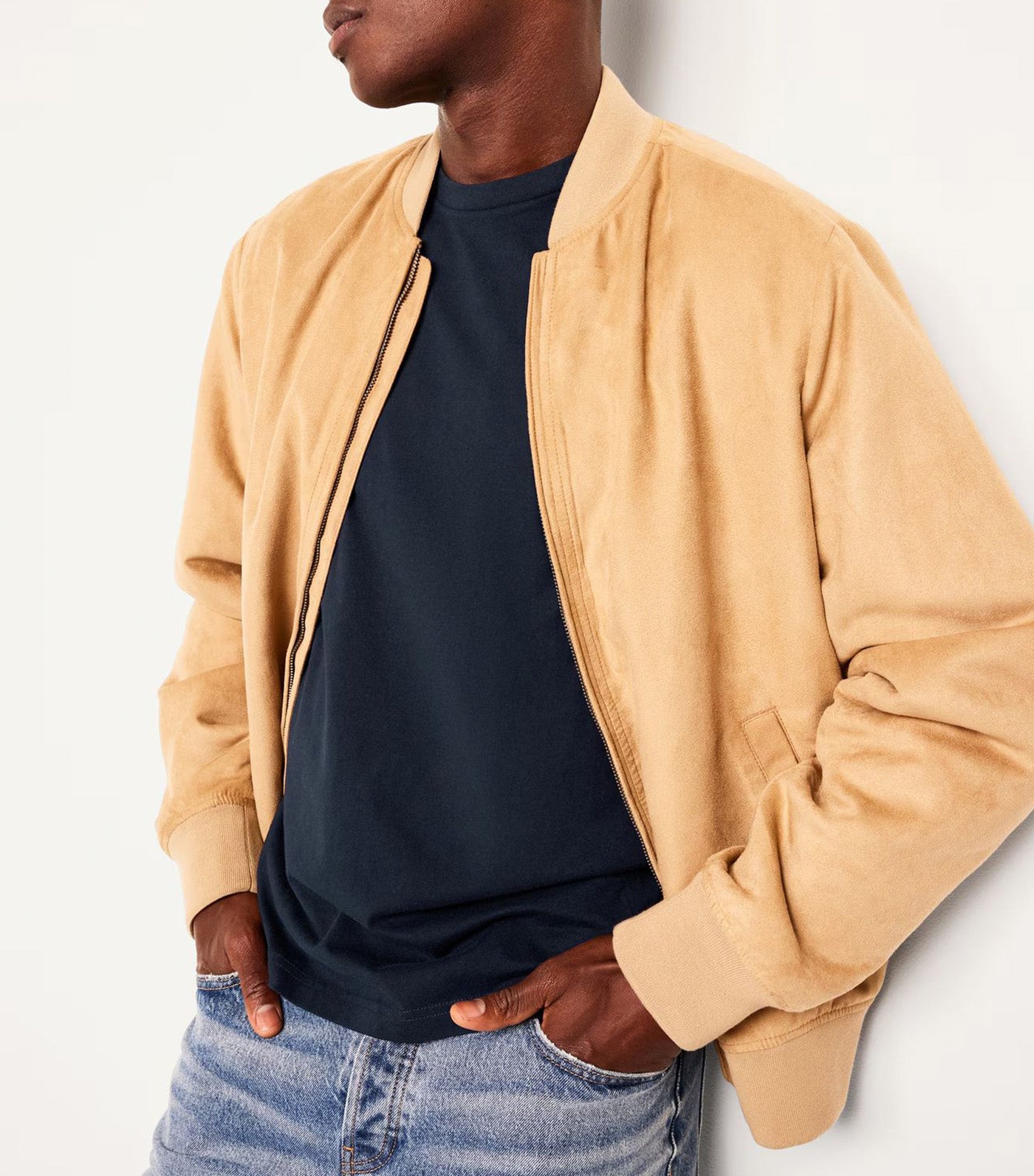 Crew-Neck T-Shirt for Men In The Navy