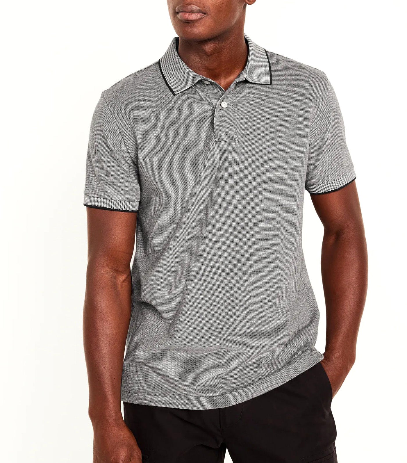 Classic Fit Pique Polo For Men Panther