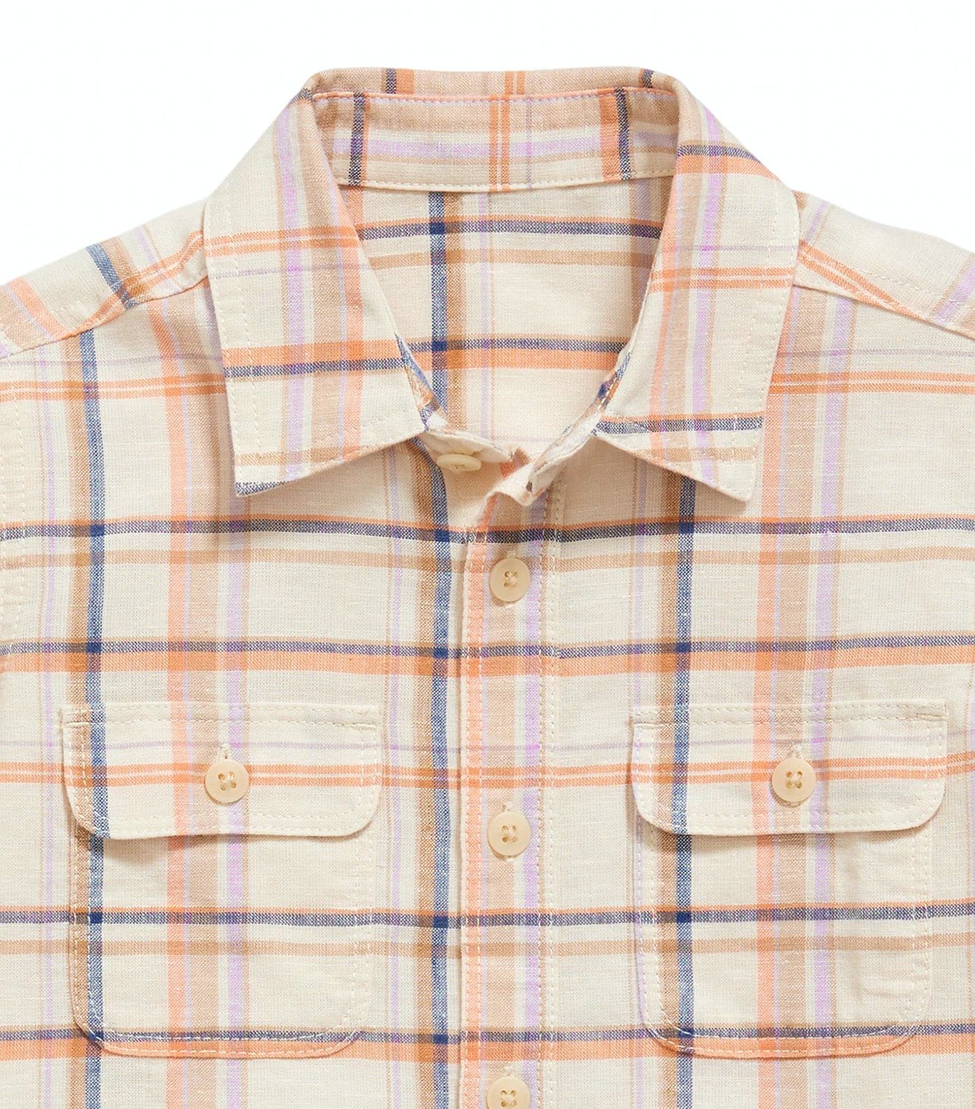 Short-Sleeve Linen-Blend Utility Pocket Shirt for Toddler Boys - Plucky Wishbone