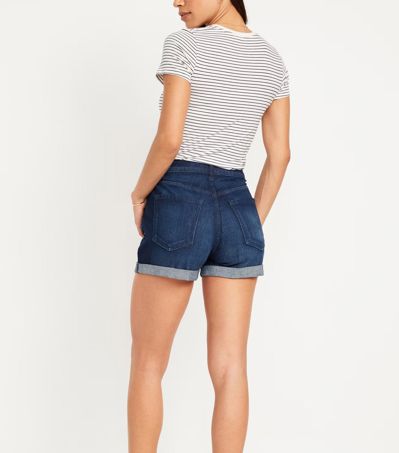 High-Waisted Wow Jean Shorts -- 3-inch inseam for Women River Hot