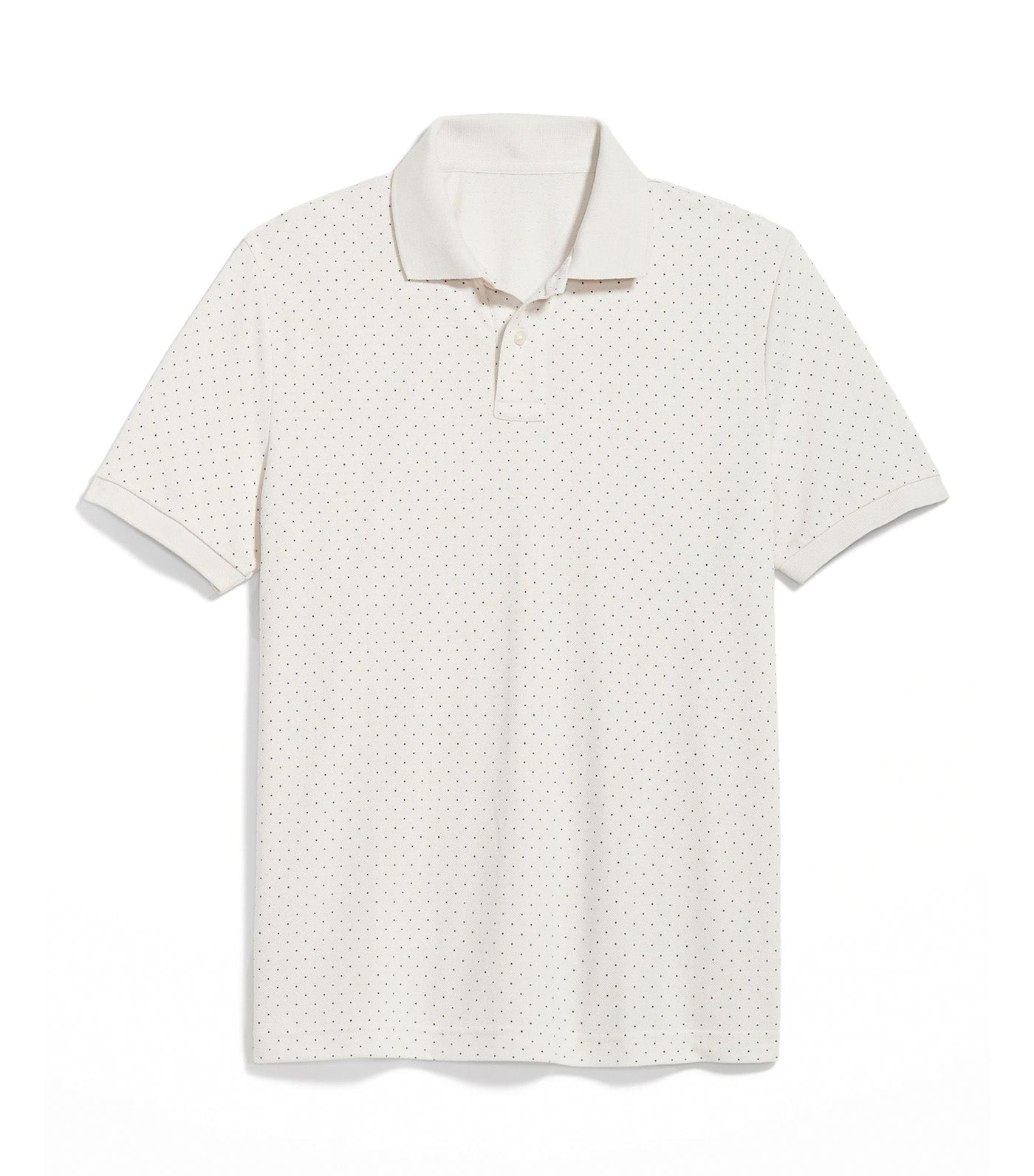 Classic Fit Pique Polo For Men Dots
