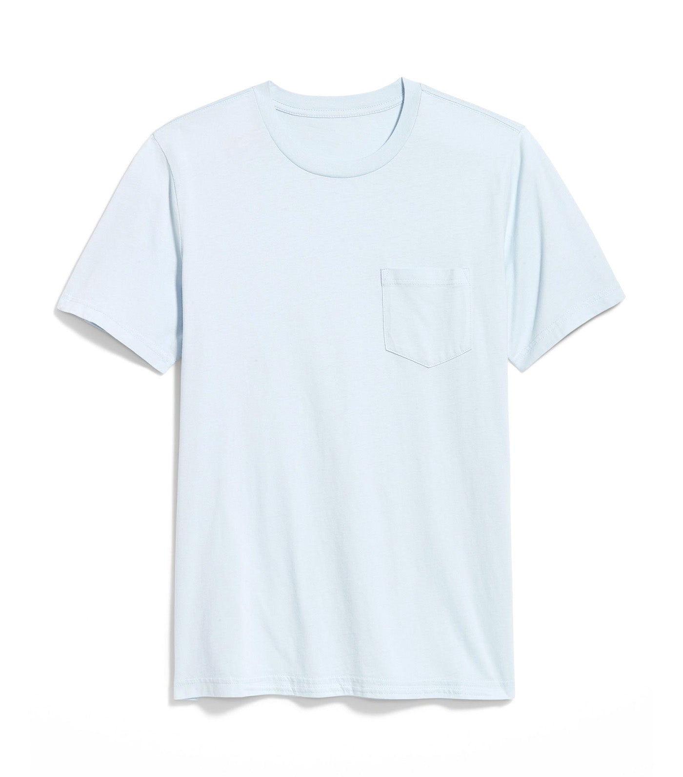 Crew-Neck Pocket T-Shirt for Men Microchip