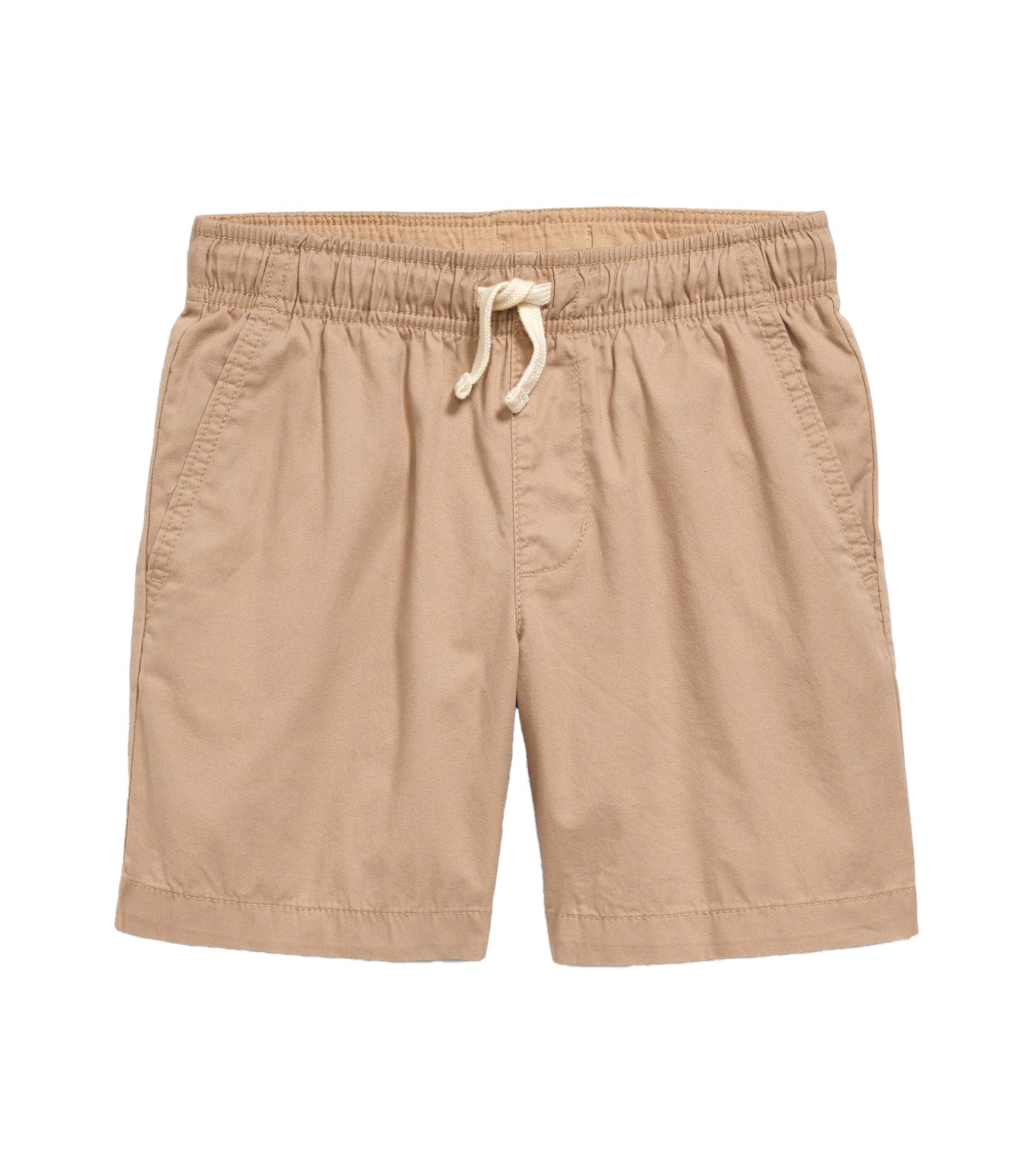 Twill Non-Stretch Jogger Shorts for Boys Above Knee Shore Enough
